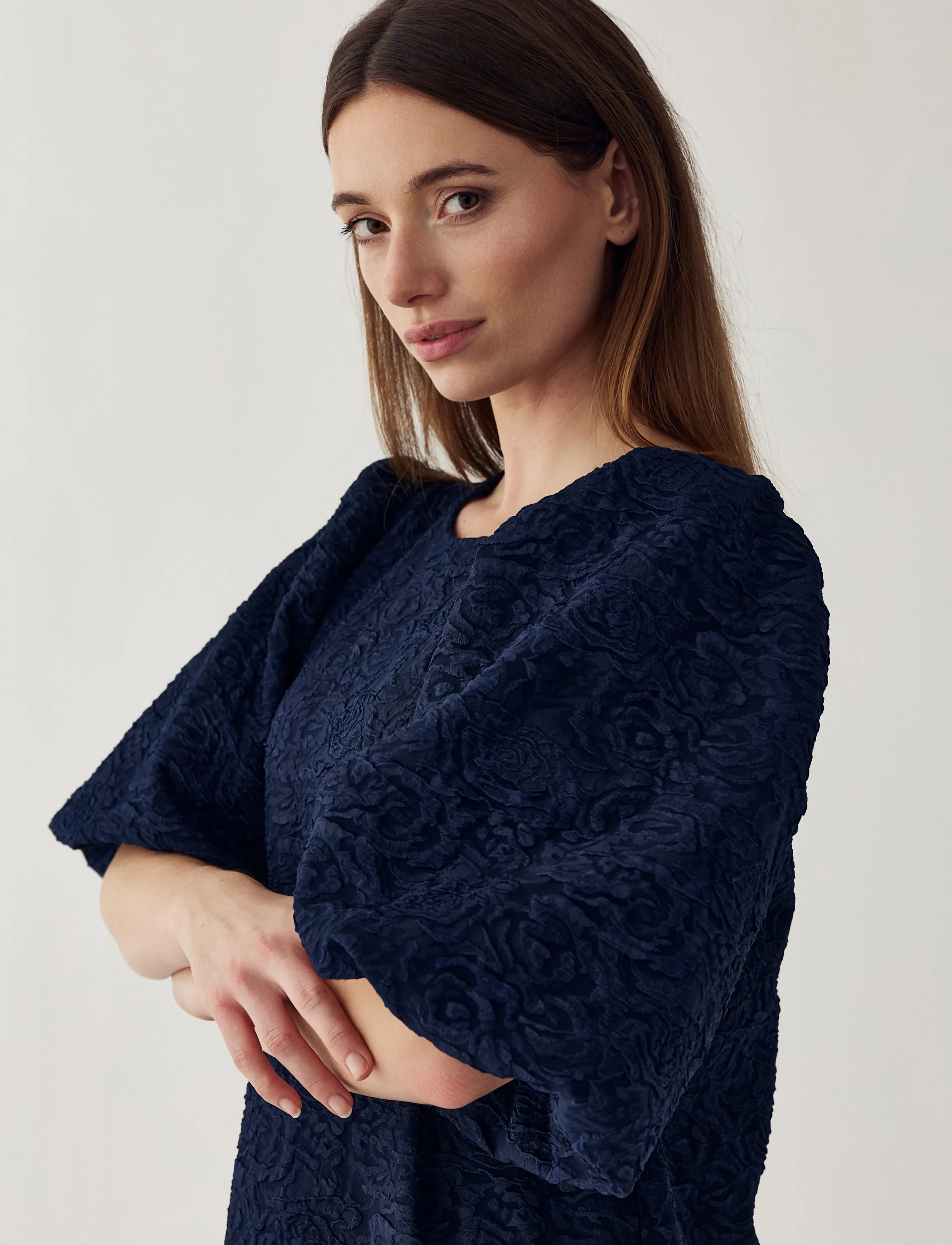 Noella - N-Pastis Long Dress - summer dresses - navy blue - 3