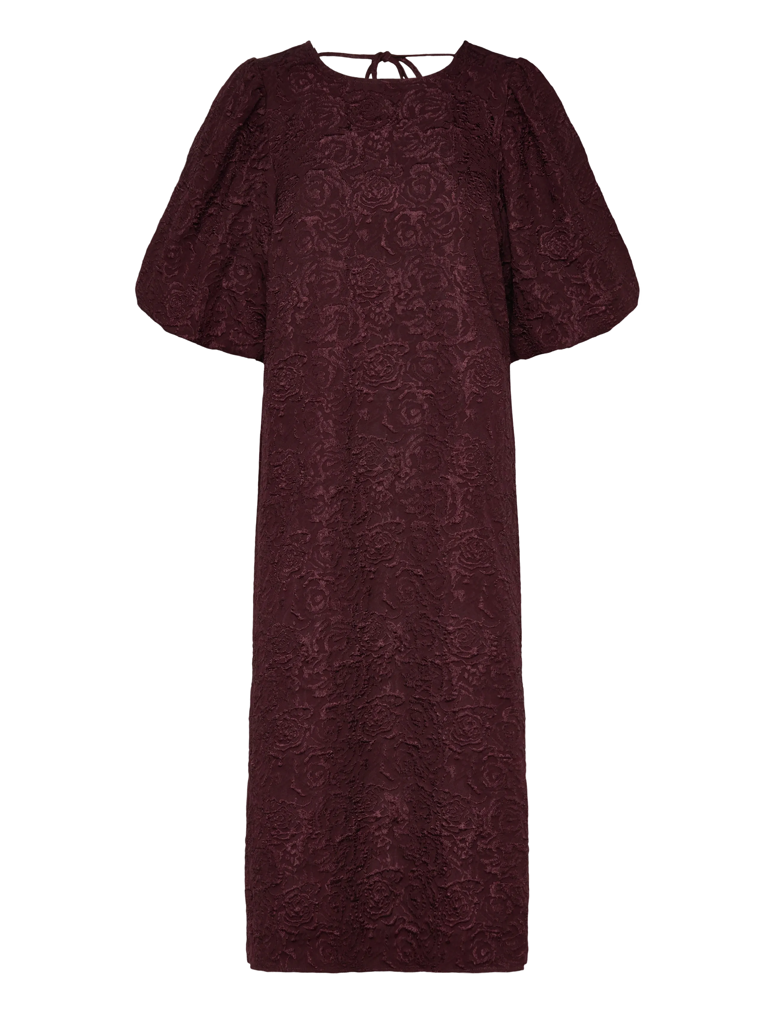 Noella N-Pastis Long Dress - Kjoler - WINETASTING / burgundy