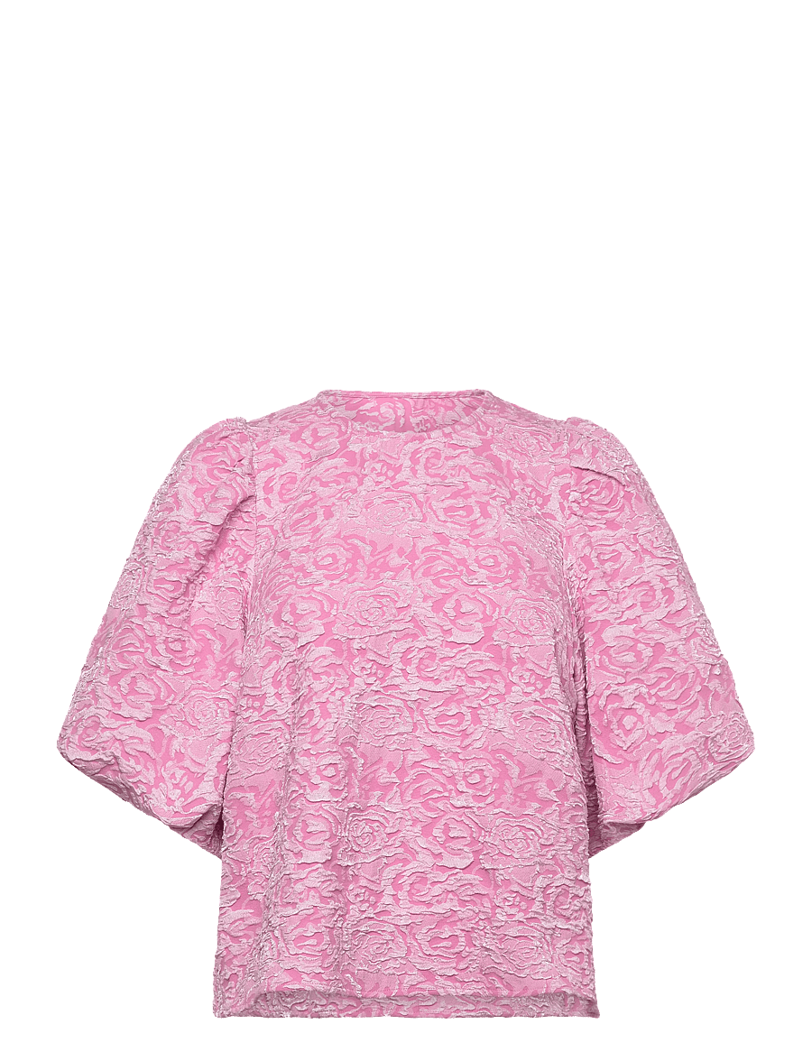 Noella - N-Shelly Blouse - kurzärmelige blusen - baby pink - 1