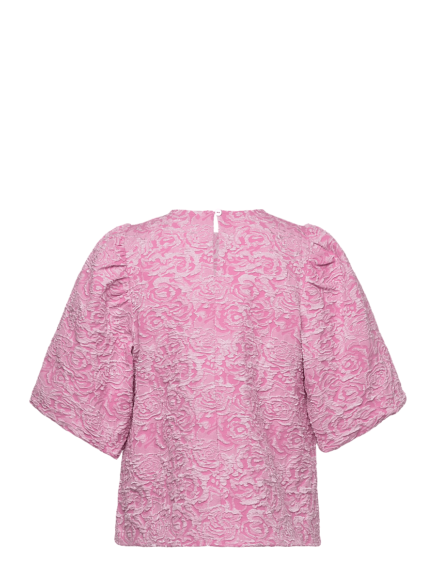 Noella - N-Shelly Blouse - kurzärmelige blusen - baby pink - 2