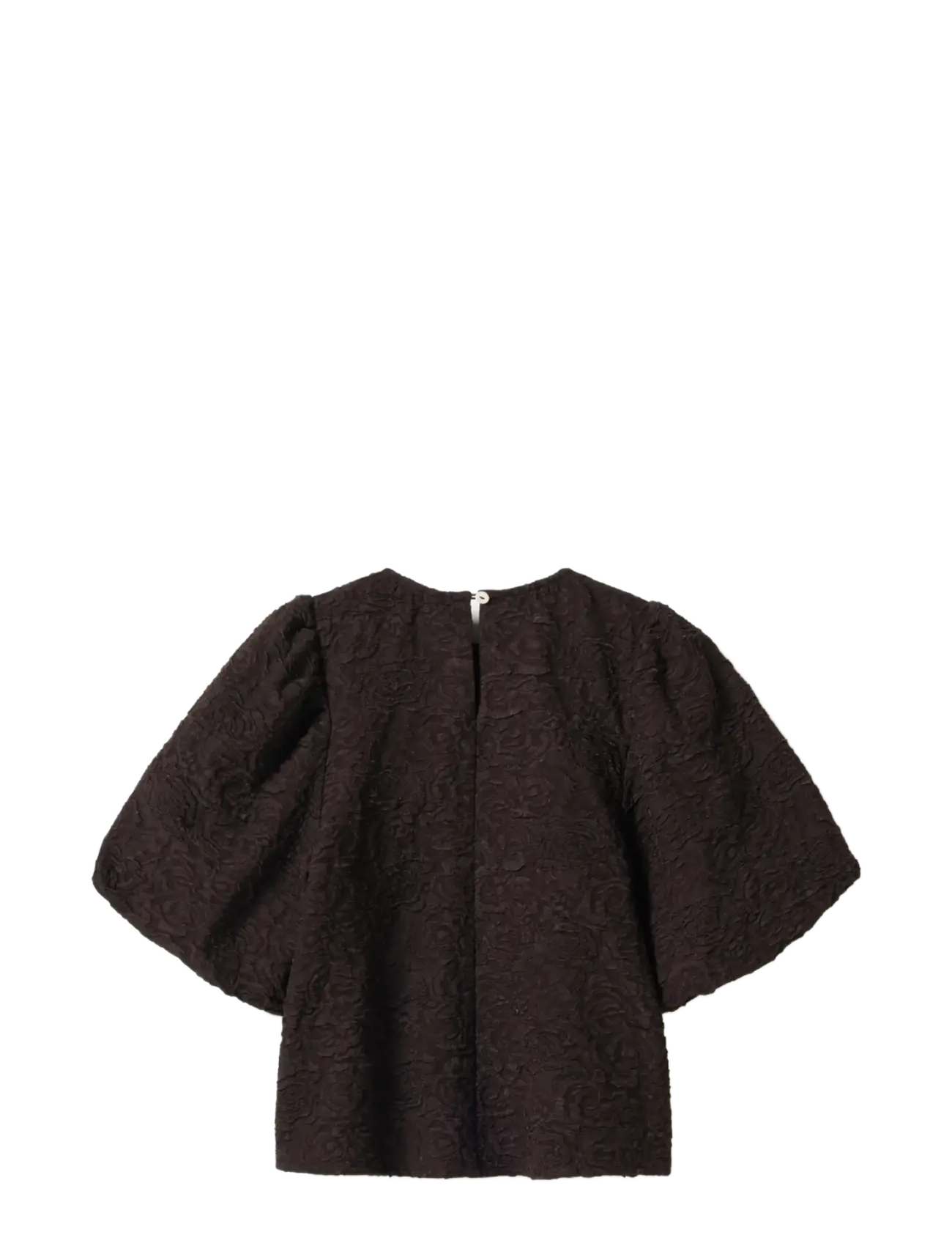Noella - N-Shelly Blouse - kortärmade blusar - chocolate - 2