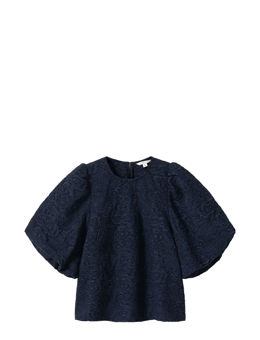Noella - N-Shelly Blouse - kurzärmelige blusen - navy blue - 1