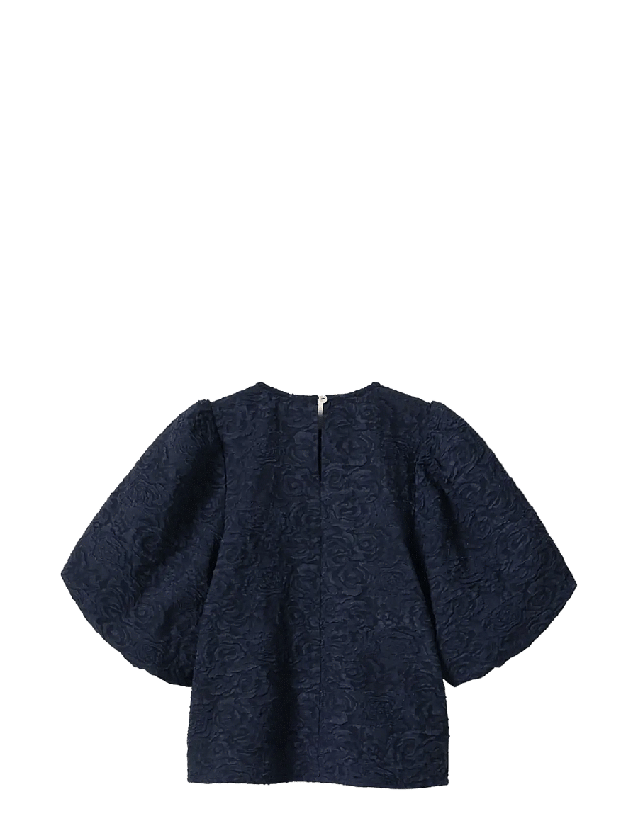 Noella - N-Shelly Blouse - kurzärmelige blusen - navy blue - 2