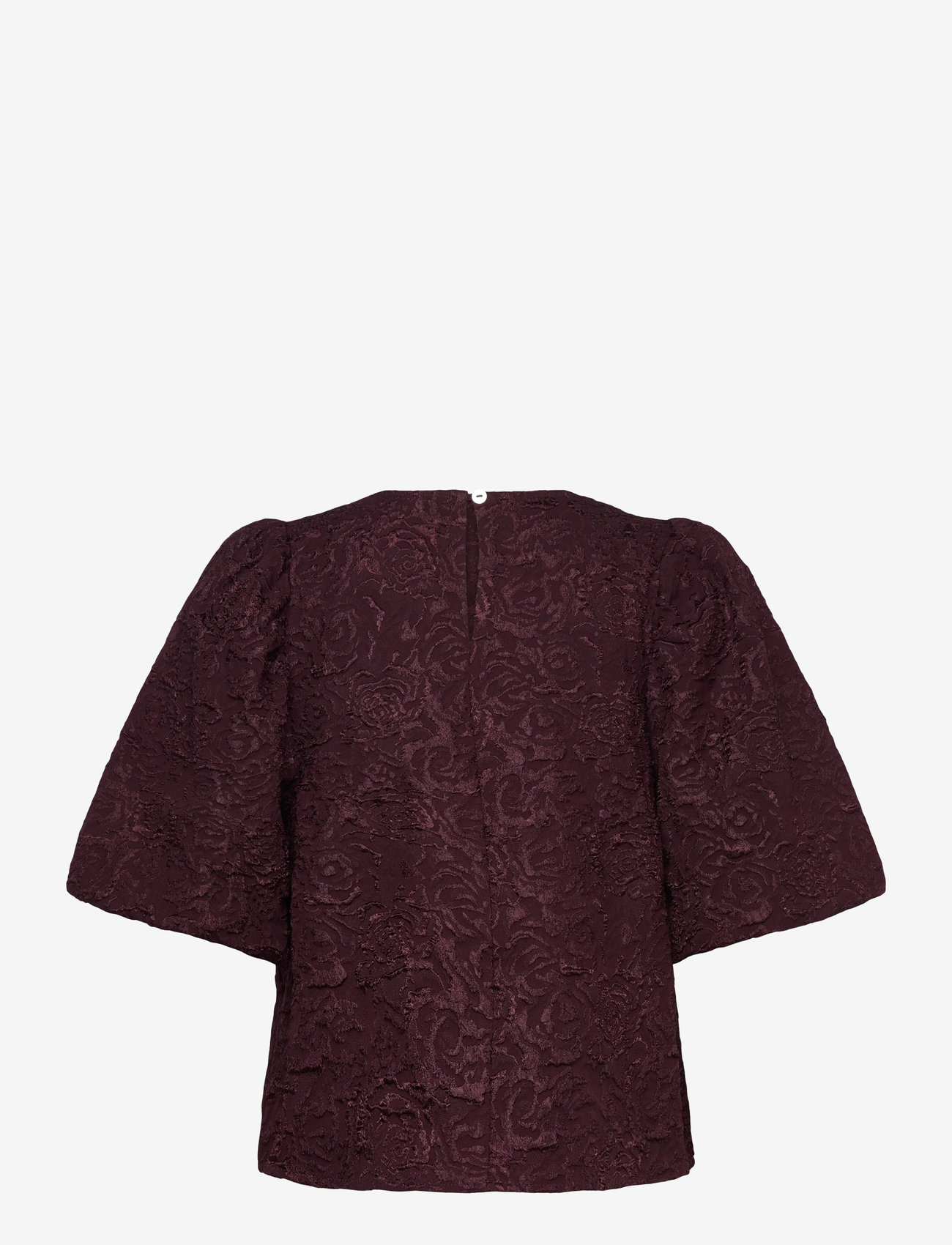 Noella - N-Shelly Blouse - kortærmede bluser - winetasting - 1