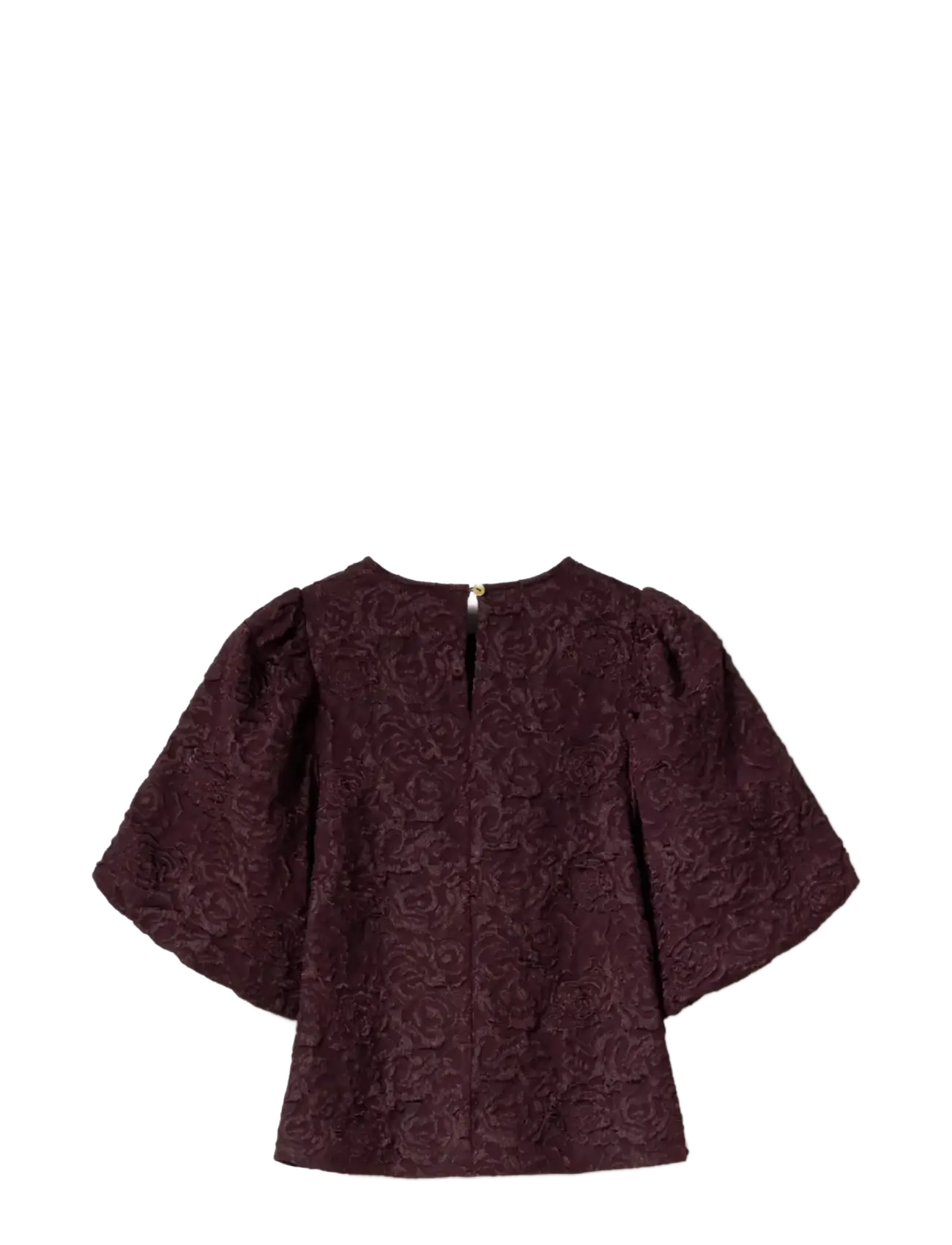 Noella - N-Shelly Blouse - kurzämlige blusen - winetasting - 2