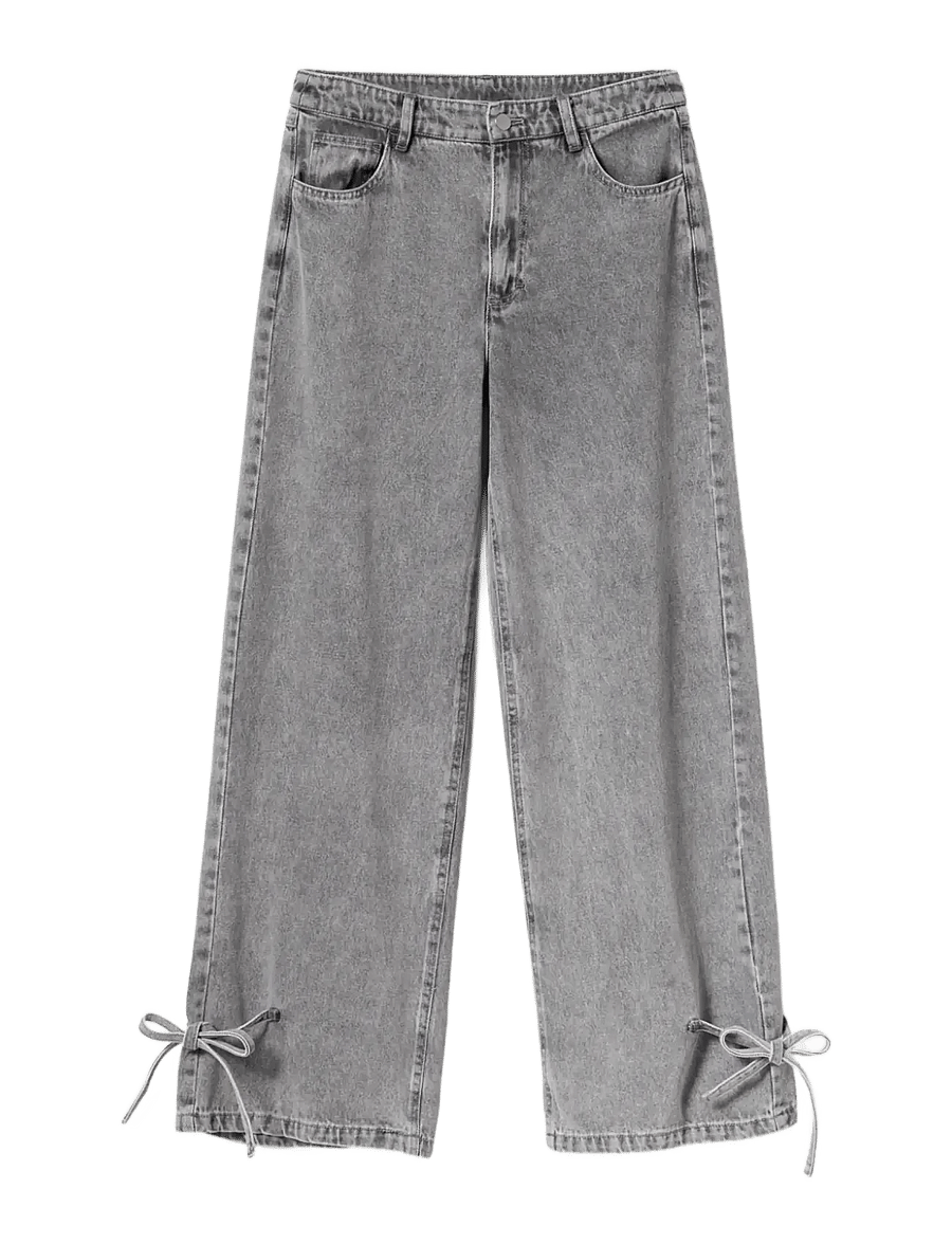 Noella - N-Kika MW Jeans - laia säärega teksad - grey wash - 1