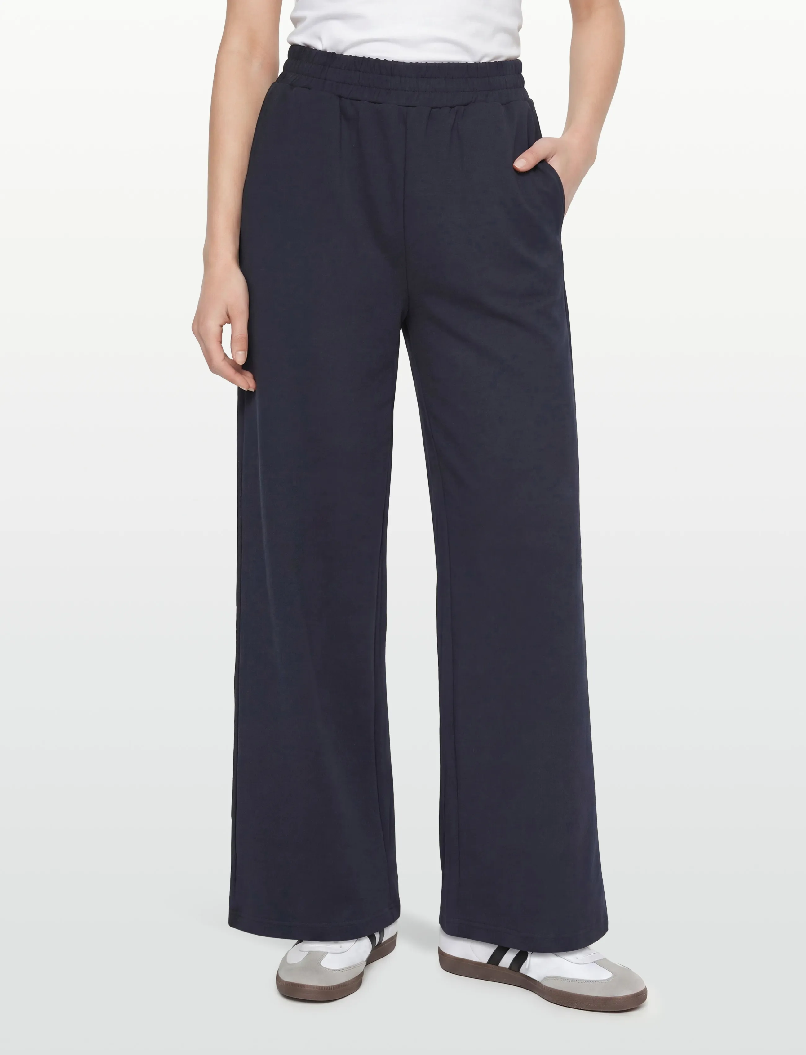 Noella - N-Kameron MW Pants - bikses ar platām starām - navy - 3