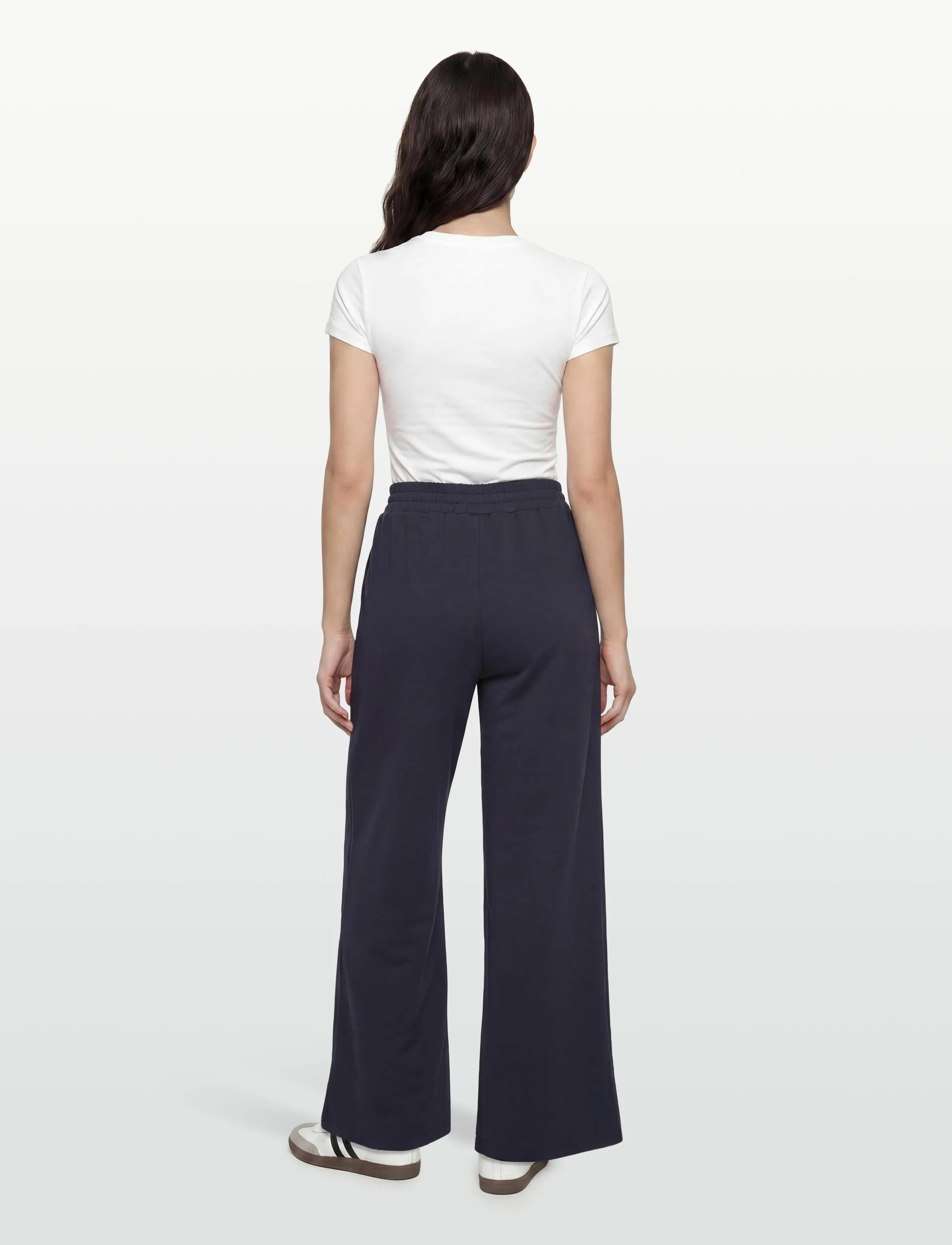 Noella - N-Kameron MW Pants - bikses ar platām starām - navy - 4