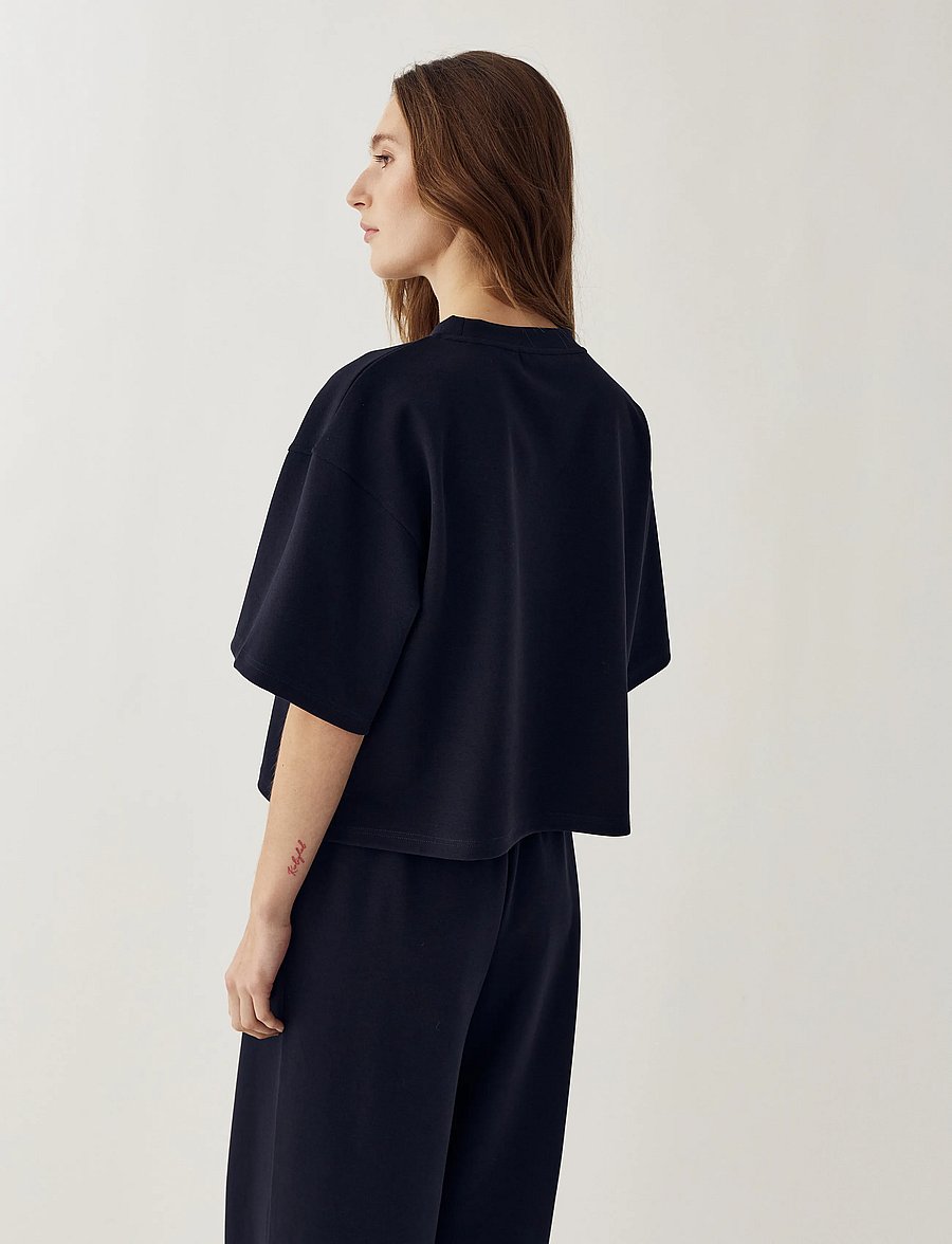 Noella - N-Maple T-shirt - t-shirts - navy - 3