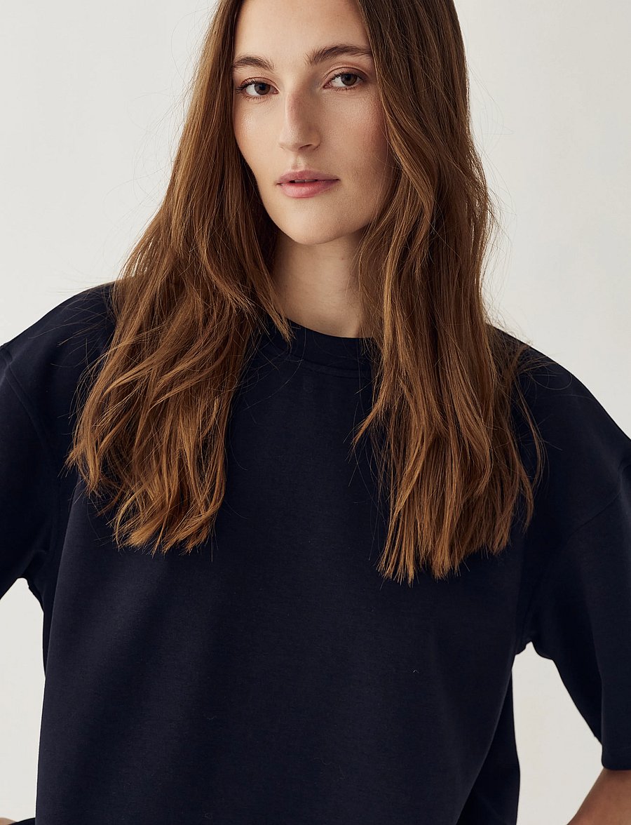 Noella - N-Maple T-shirt - t-shirts - navy - 4