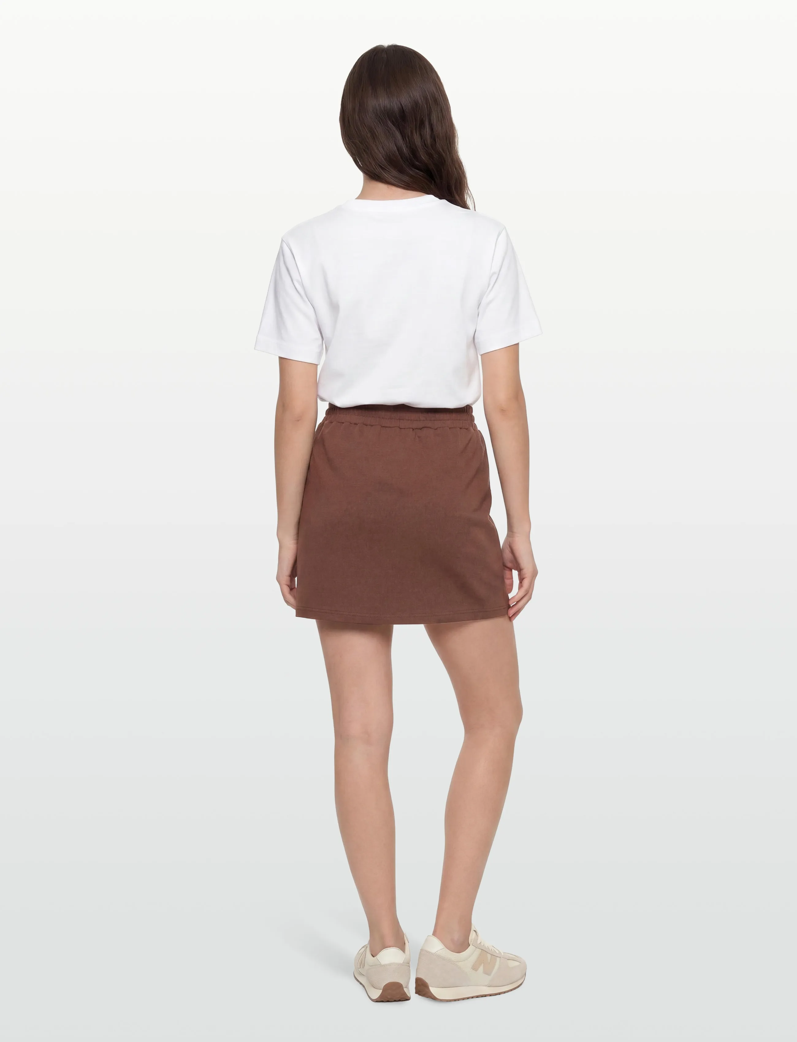 Noella - N-Mano Skirt - Īsi svārki - clay - 4