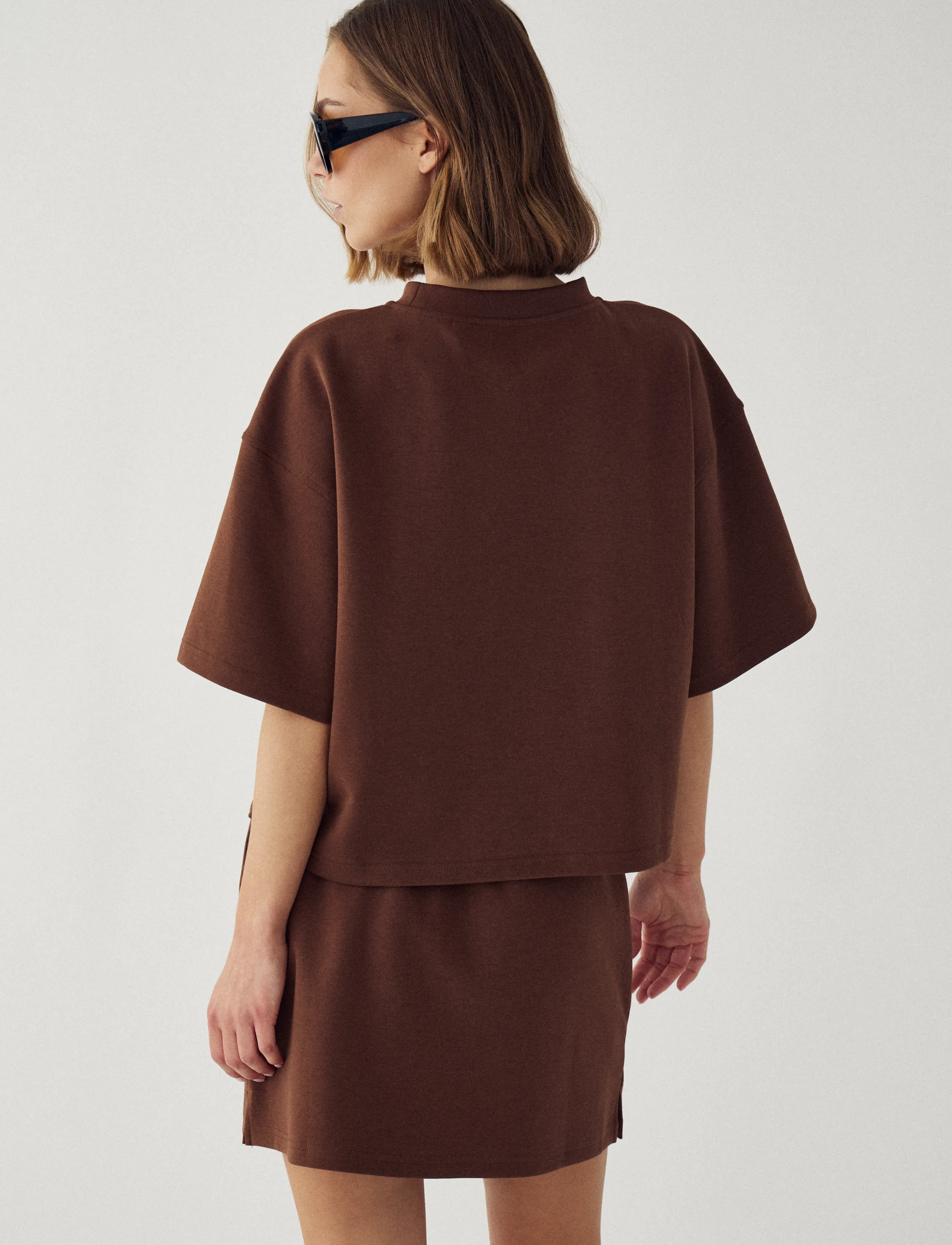 Noella - N-Mano Skirt - miniseelikud - clay - 5