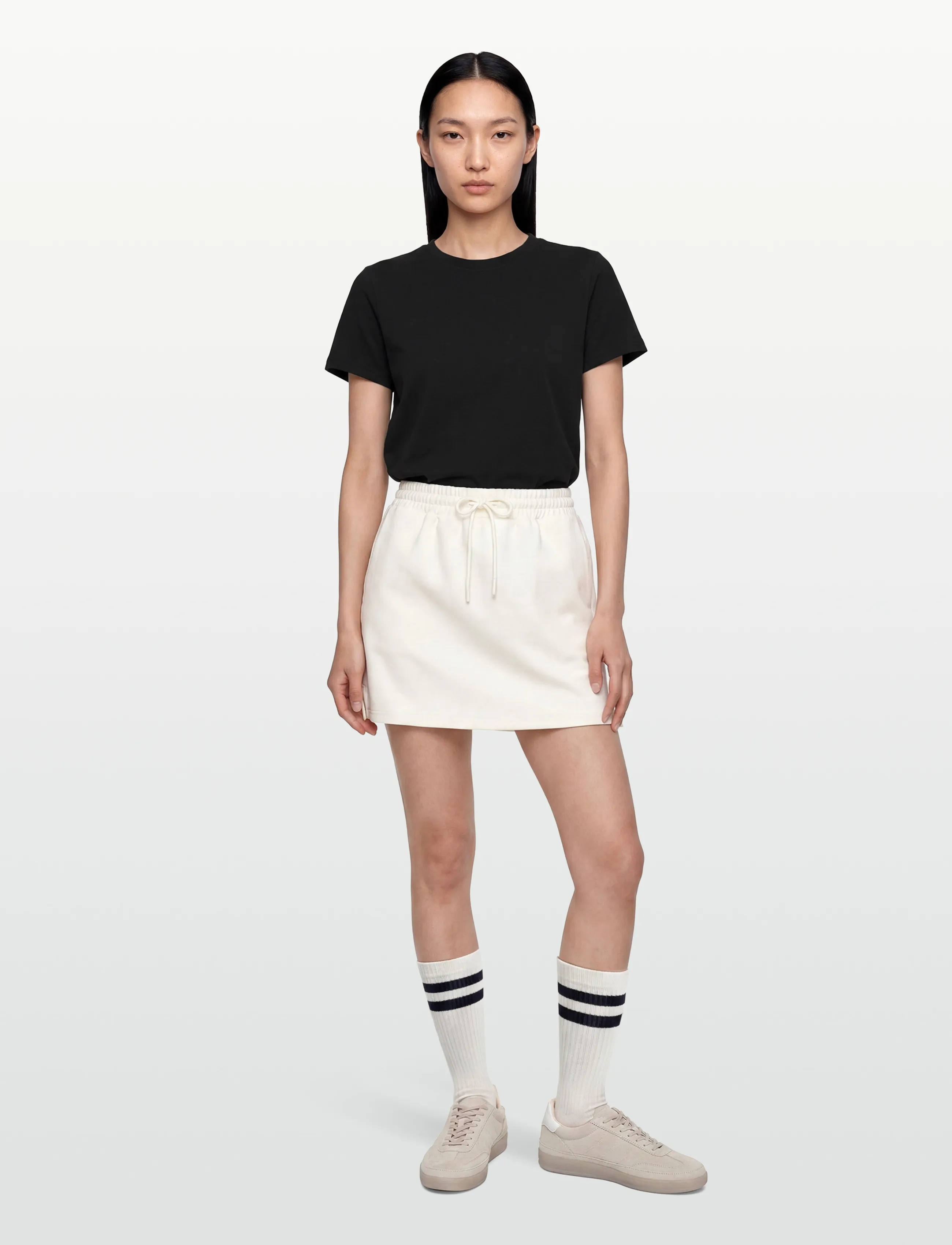 Noella N-Mano Skirt - Miniseelikud - OFFWHITE / cream