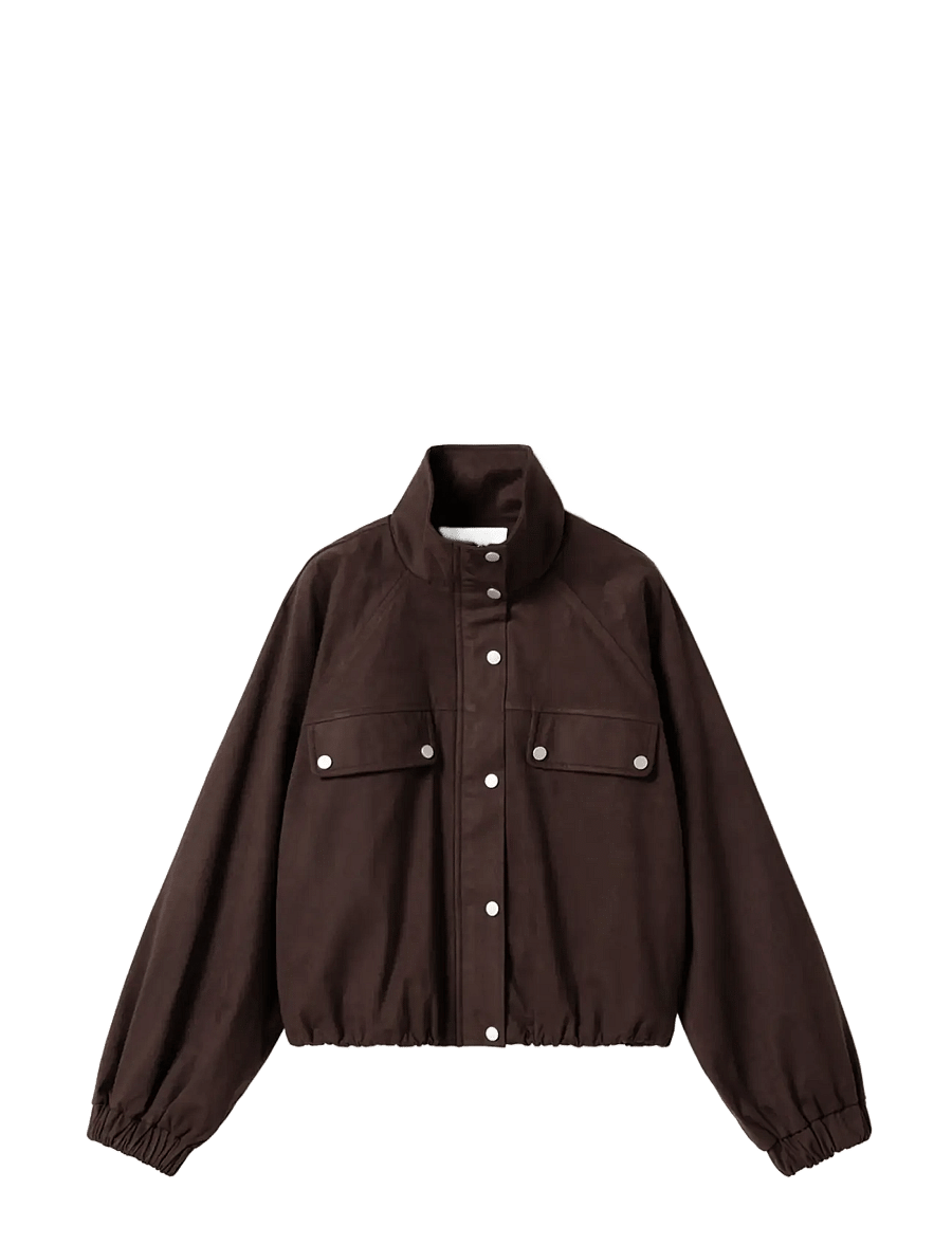 Noella - N-Marah Jacket - bomberjacken - dark chocolate - 2