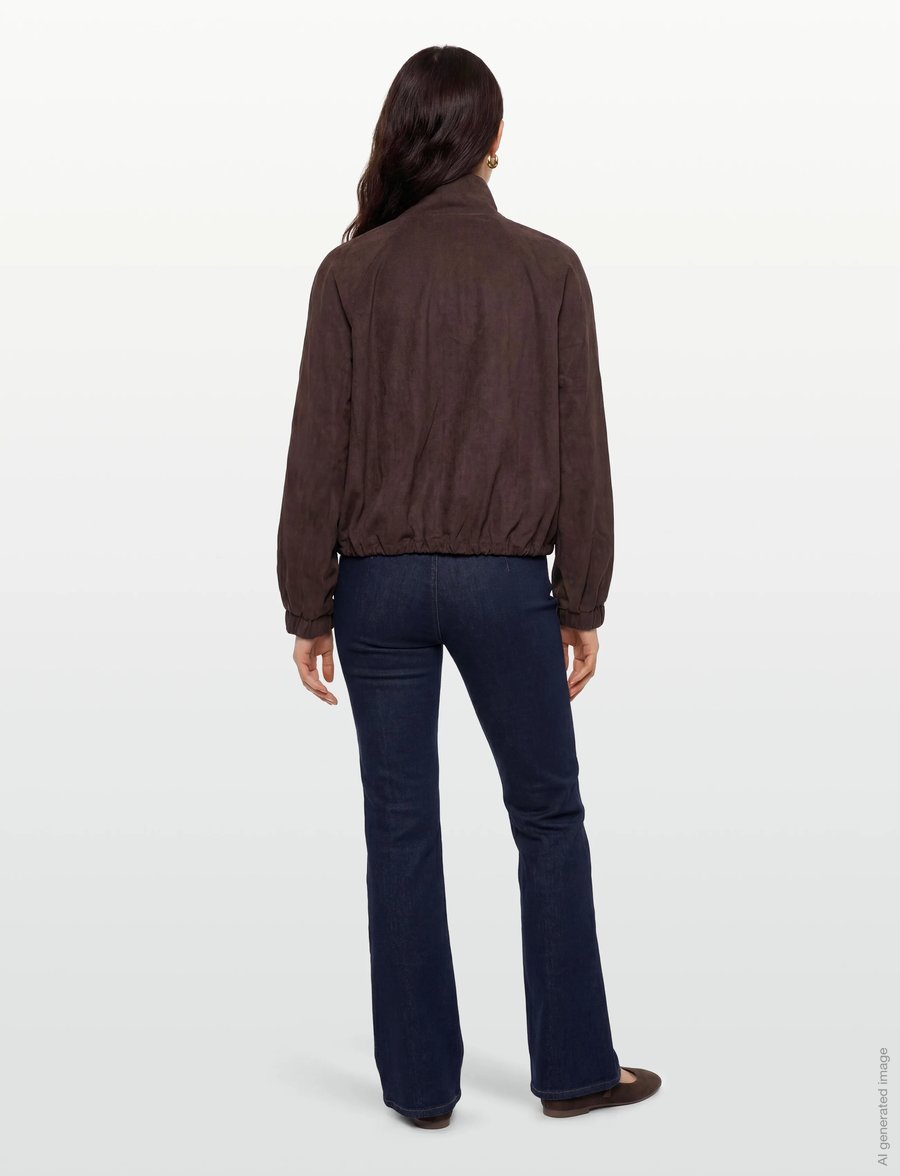 Noella - N-Marah Jacket - forårsjakker - dark chocolate - 4