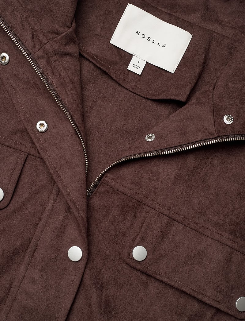 Noella - N-Marah Jacket - spring jackets - dark chocolate - 2