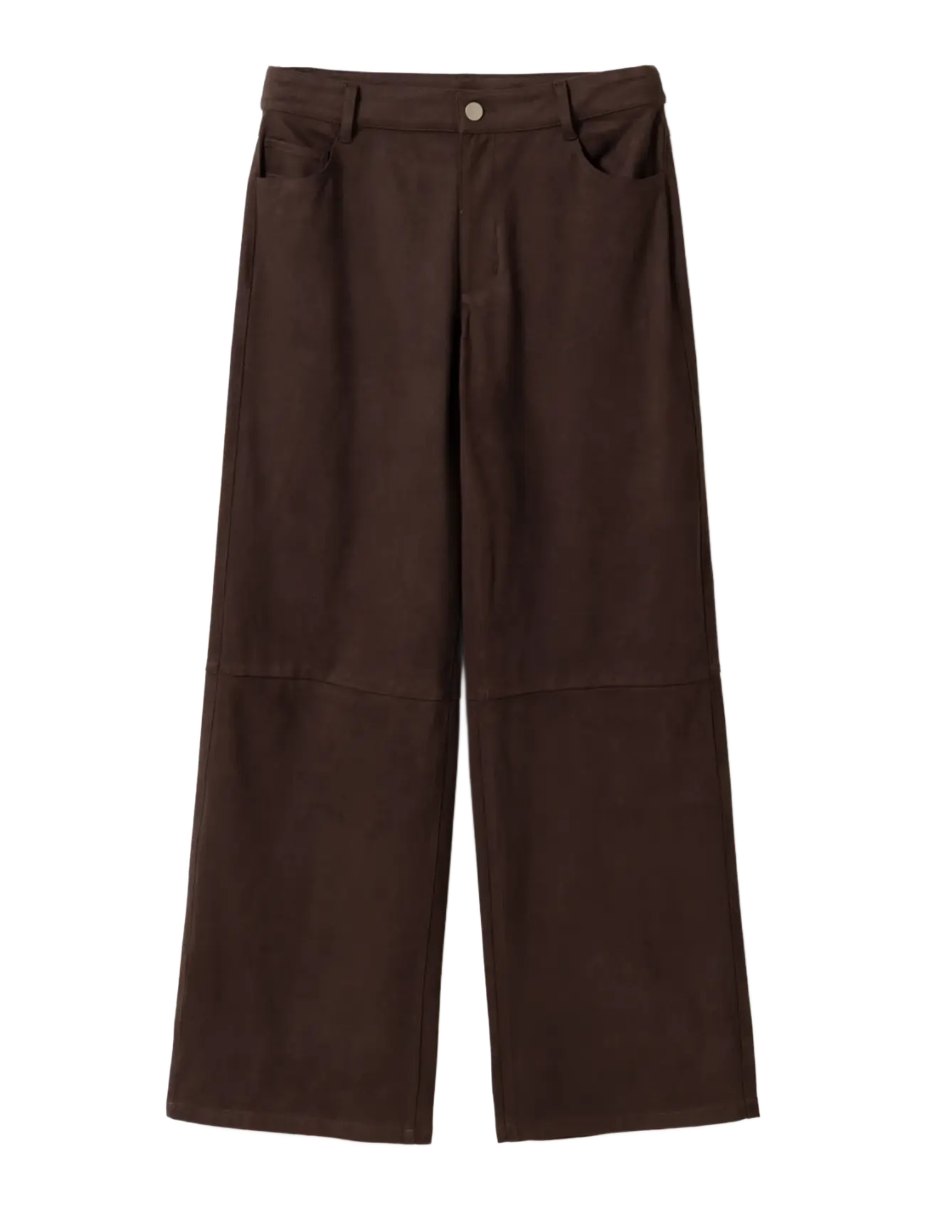 Noella - N-Melo MW Pants - hose mit geradem bein - dark chocolate - 1