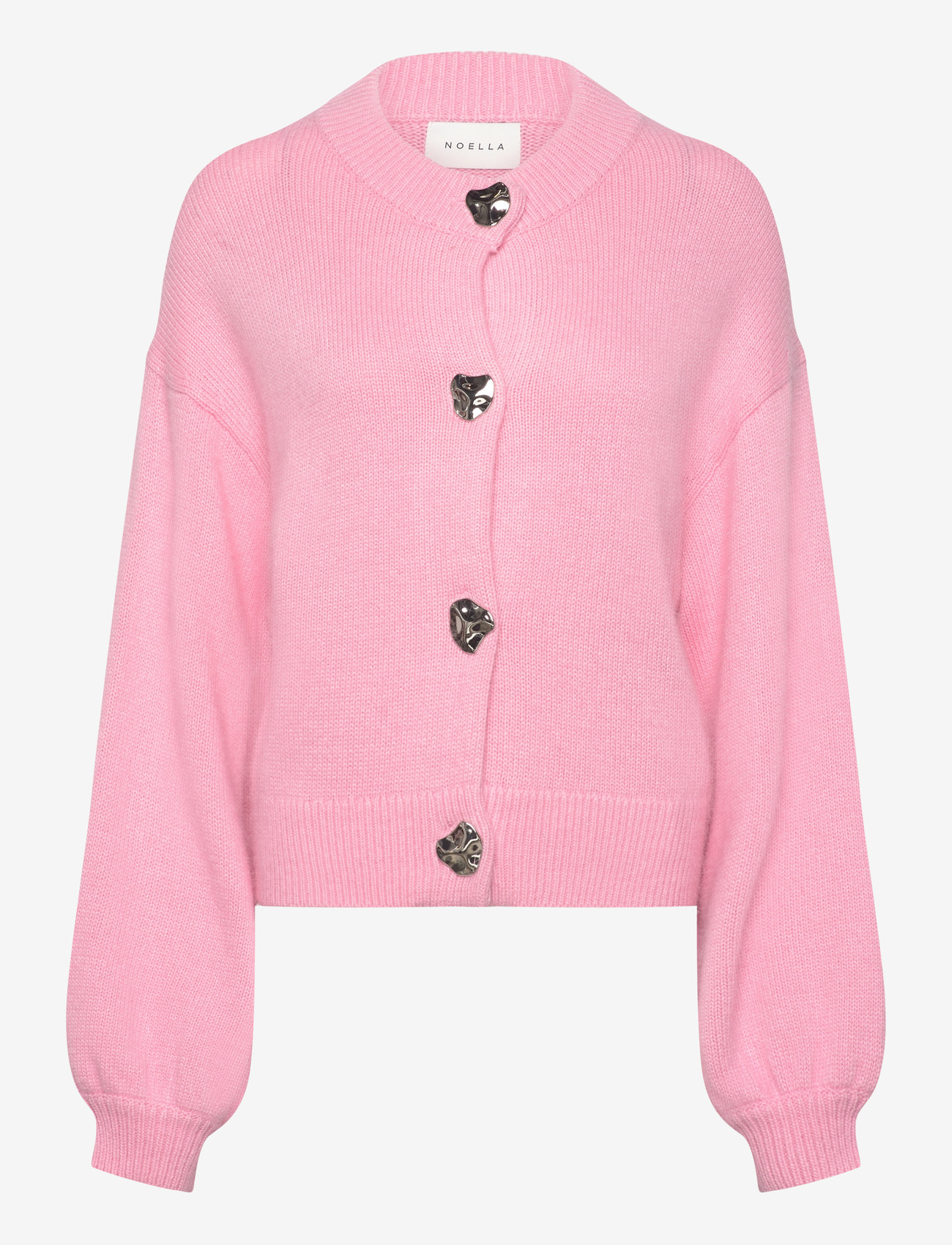 Noella - N-Miley Knit Cardigan - cardigans - baby pink - 1