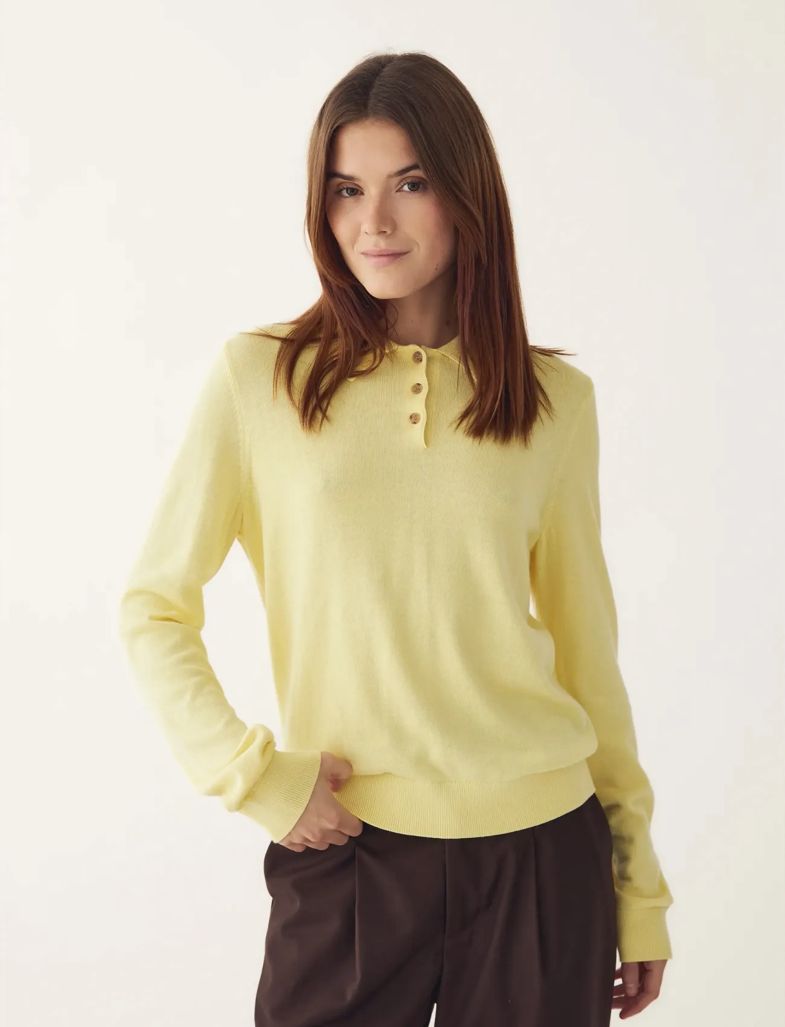 Noella N-Maxine Knit - Strickmode - BUTTER YELLOW / yellow