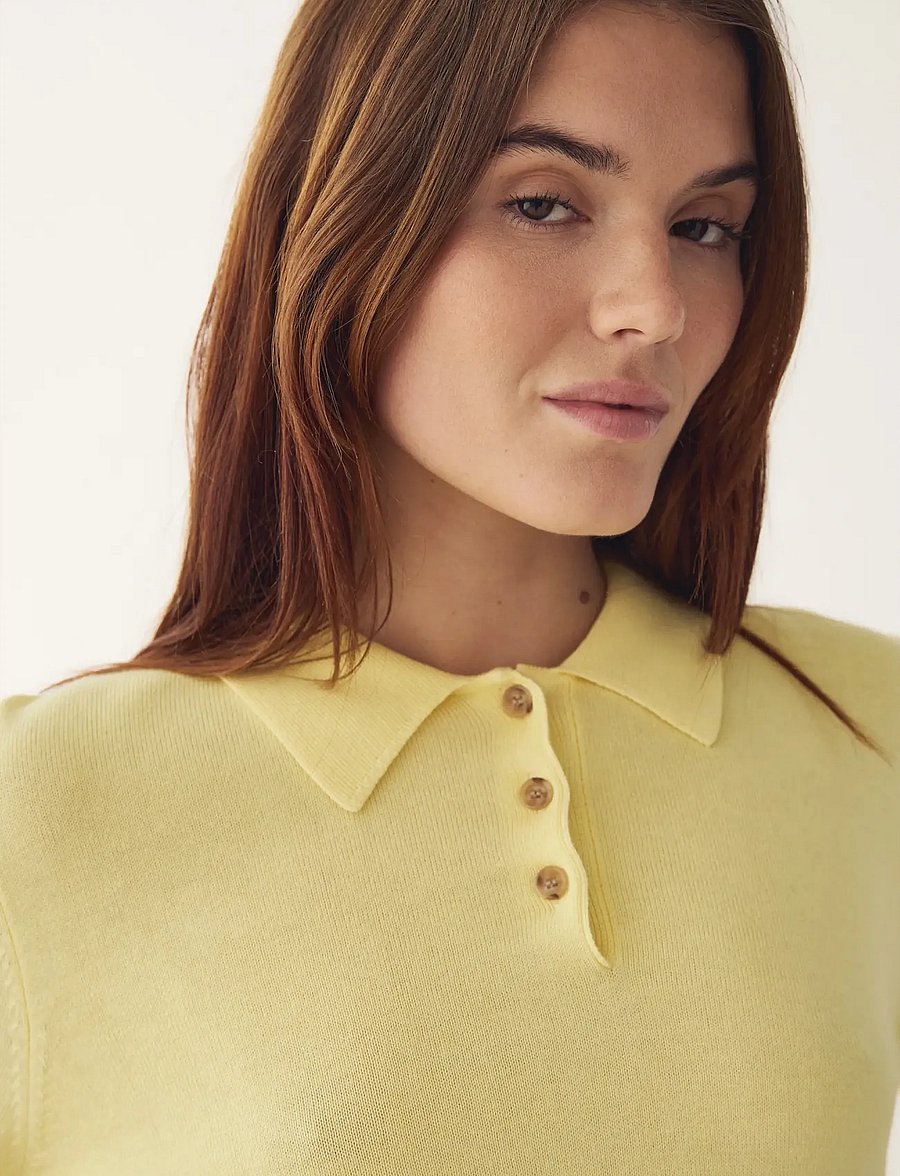 Noella - N-Maxine Knit - stickade tröjor - butter yellow - 5