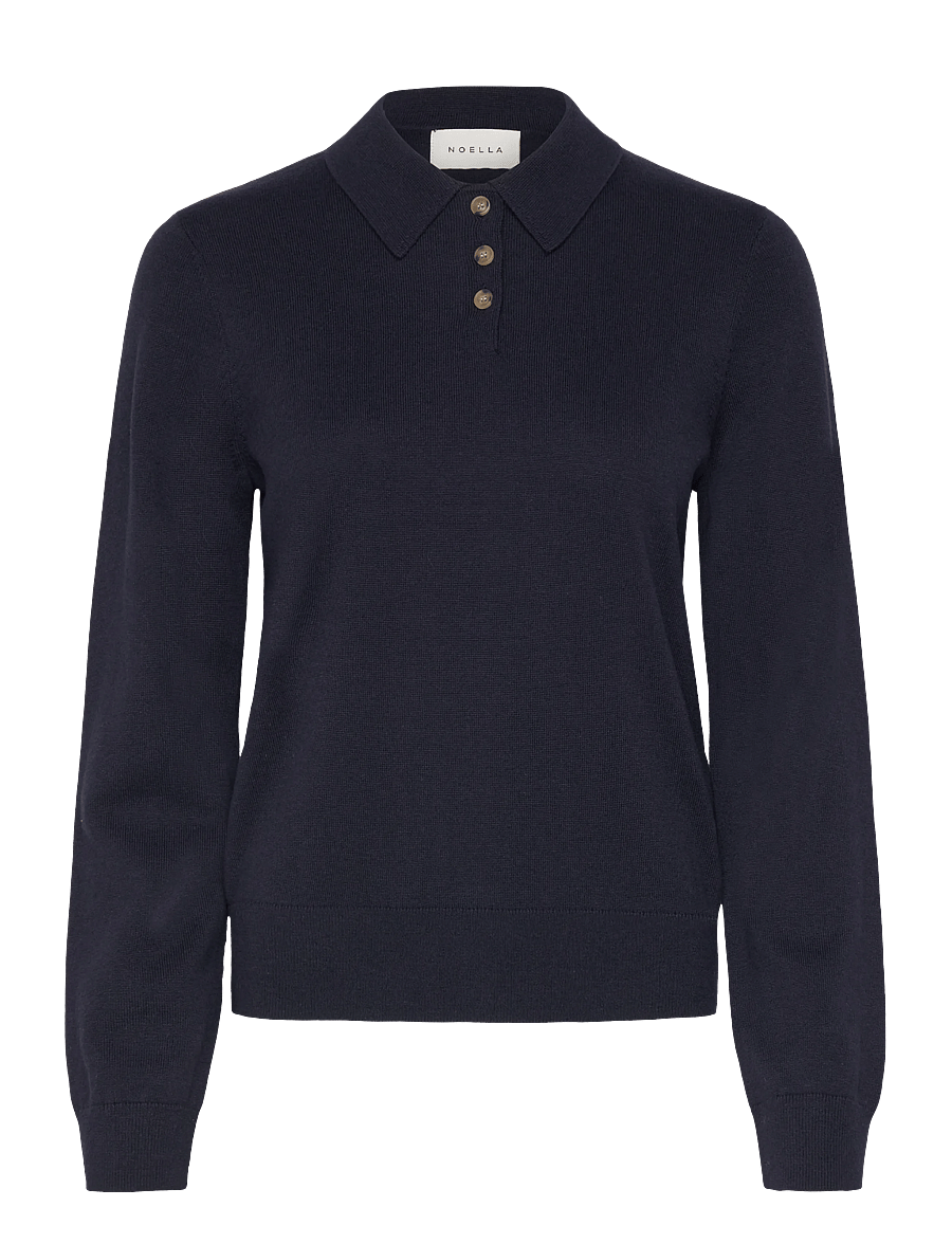 Noella - N-Maxine Knit - striktrøjer - navy blue - 1