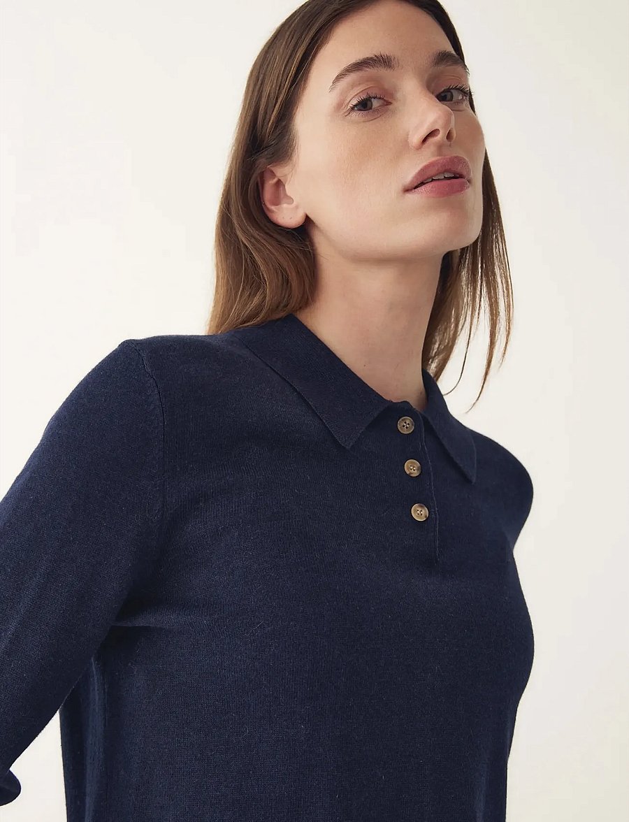 Noella - N-Maxine Knit - striktrøjer - navy blue - 4