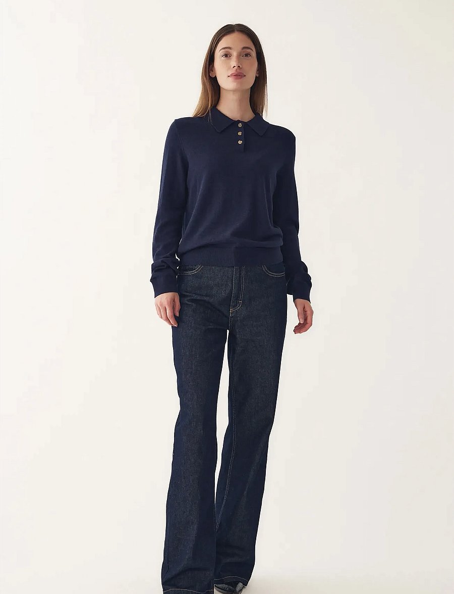 Noella - N-Maxine Knit - striktrøjer - navy blue - 5