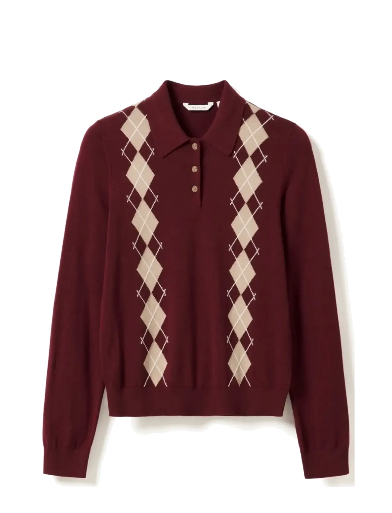 Noella - N-Maxine Knit - pullover - dasha winetasting check - 4
