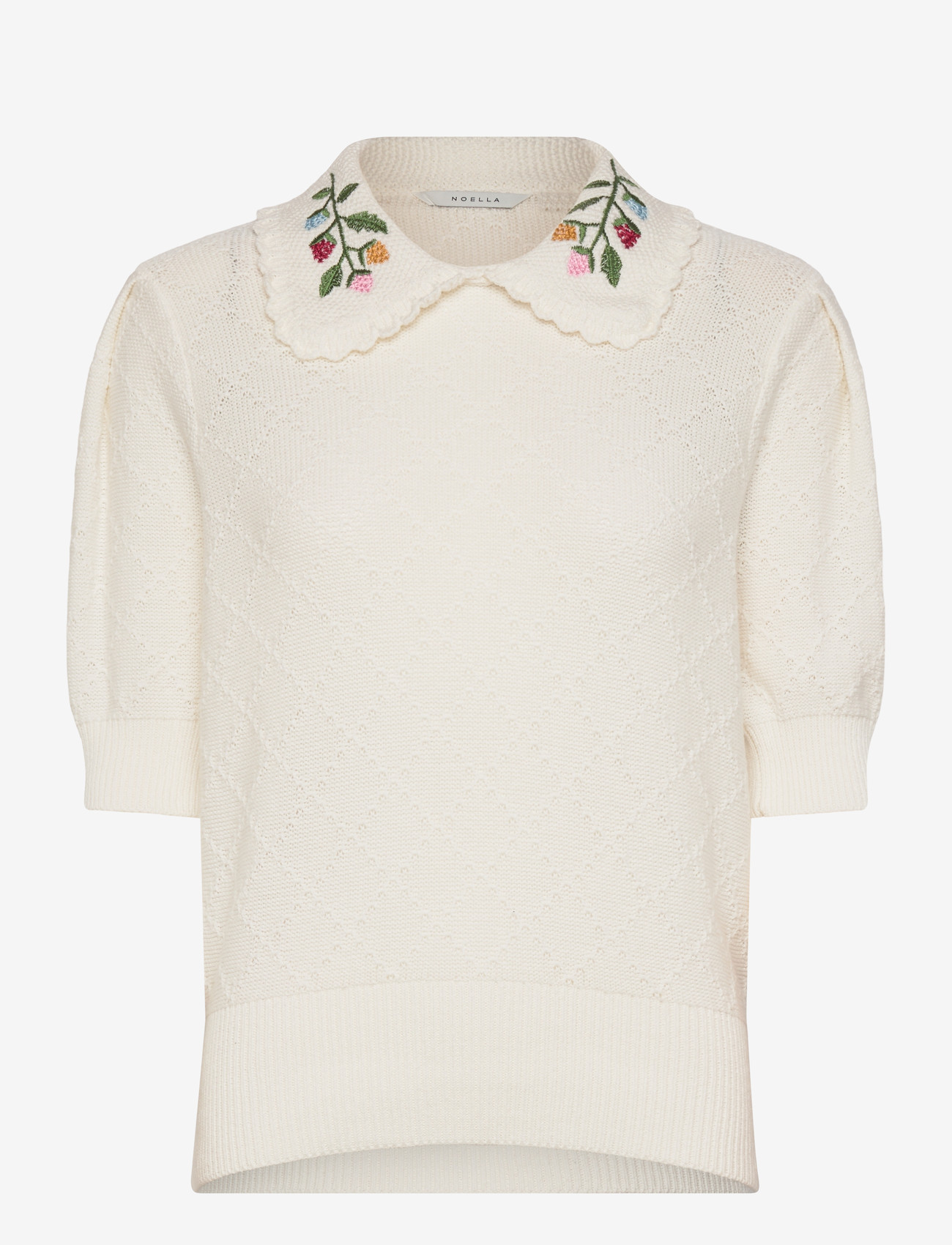 Noella - N-Madeleine Knit - striktrøjer - ivory - 0