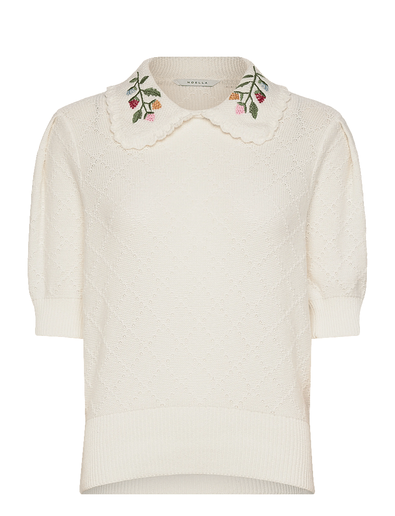 Noella - N-Madeleine Knit - striktrøjer - ivory - 0
