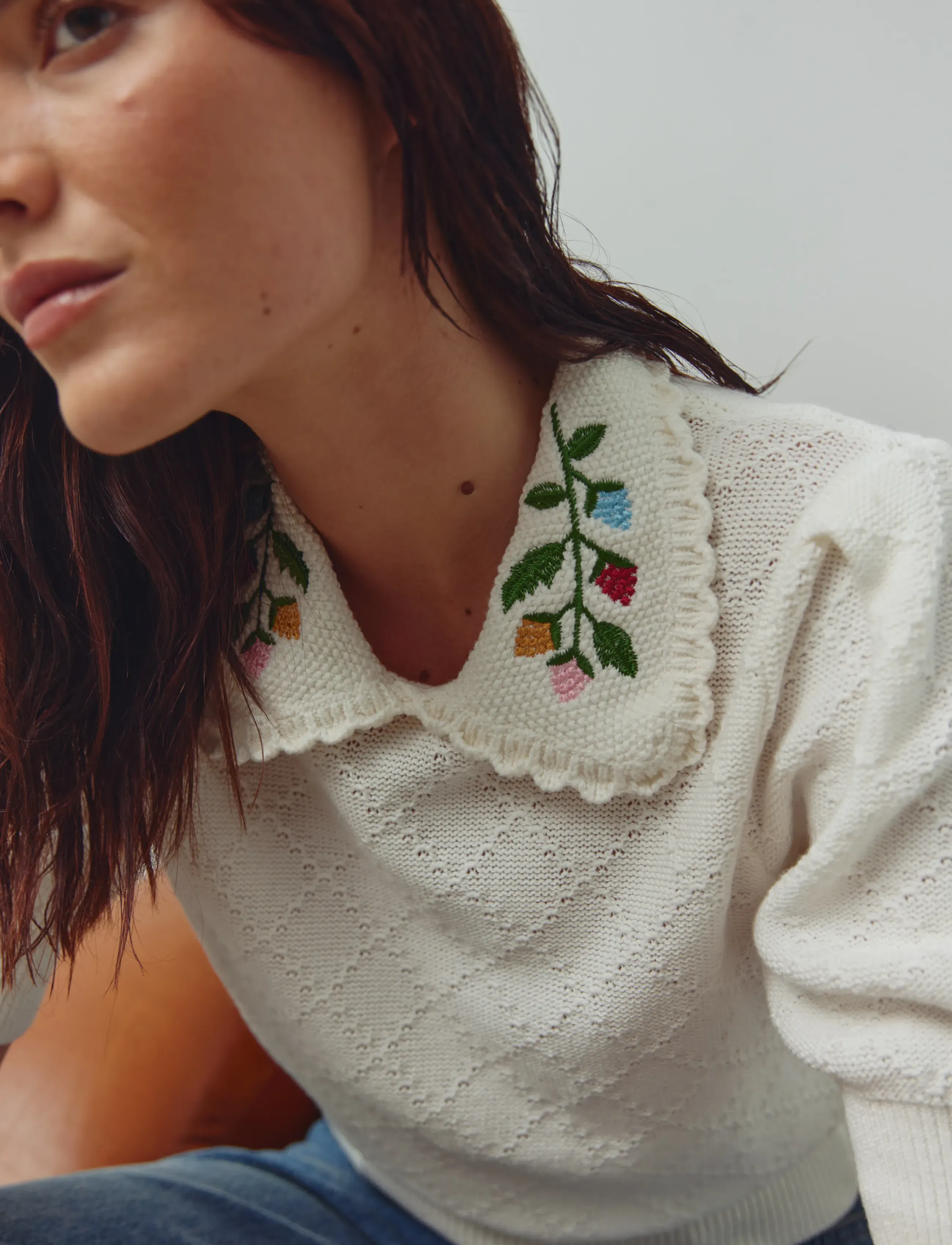 Noella N-Madeleine Knit - Adījumi - IVORY / cream