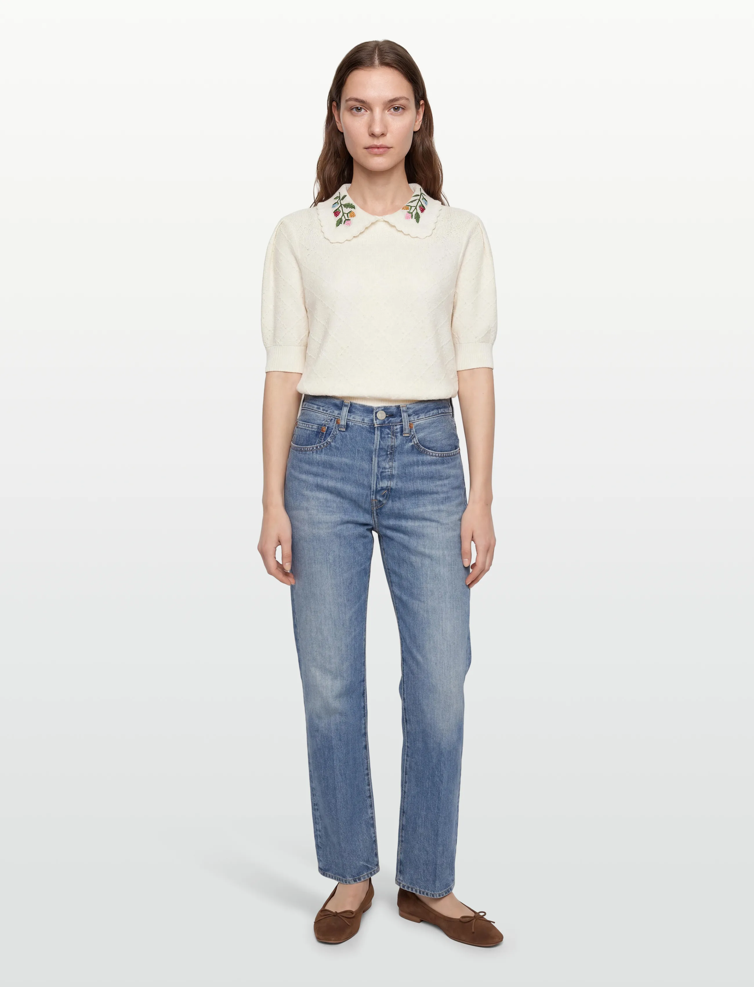Noella N-Madeleine Knit - Strickmode - IVORY / cream