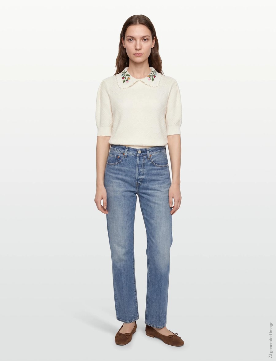 Noella - N-Madeleine Knit - ivory - 0