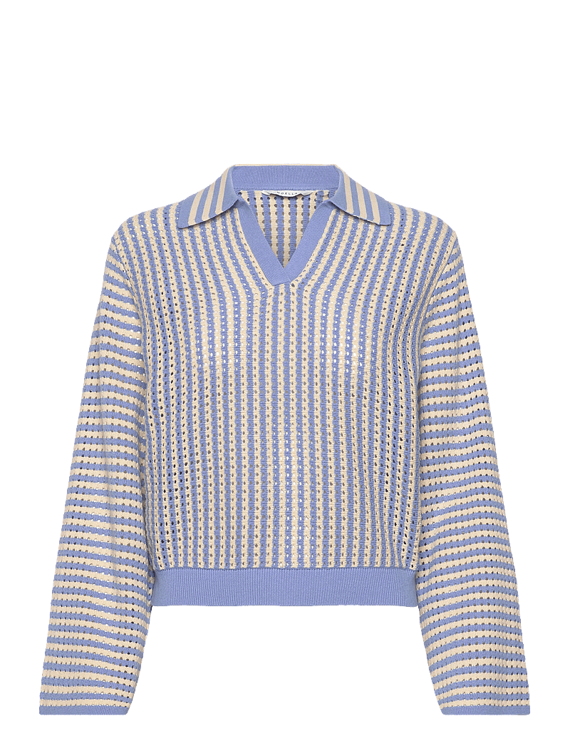 Noella - N-Makenna Knit - pullover - deon blue stripe - 1