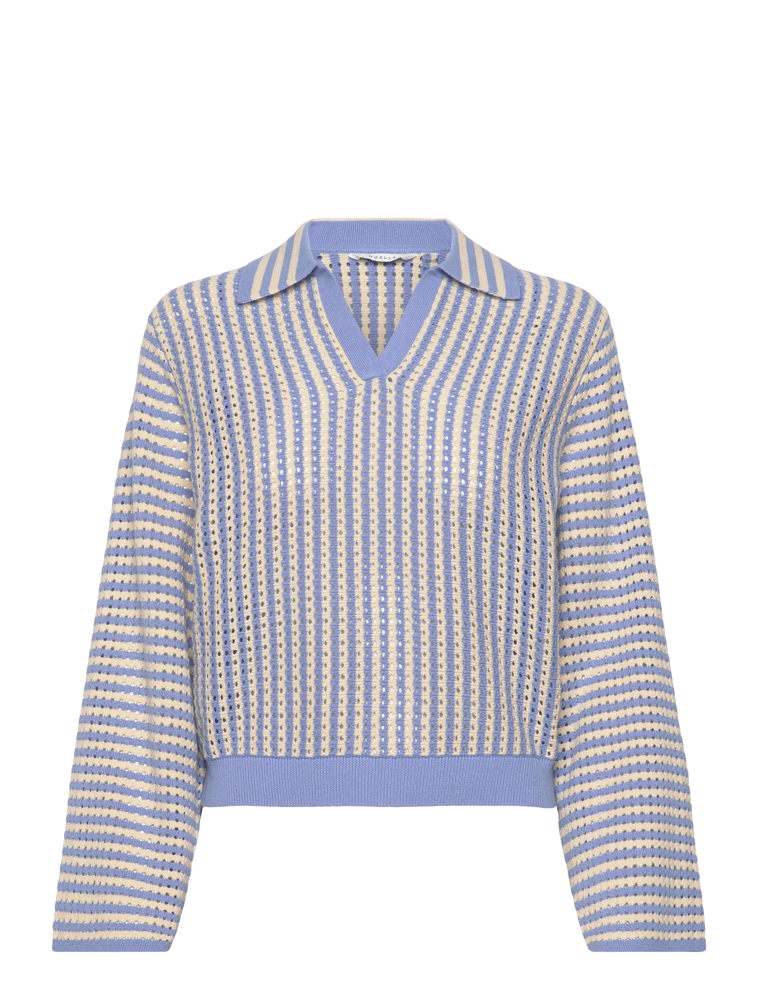 Noella N-Makenna Knit - Pullover - DEON BLUE STRIPE / blue