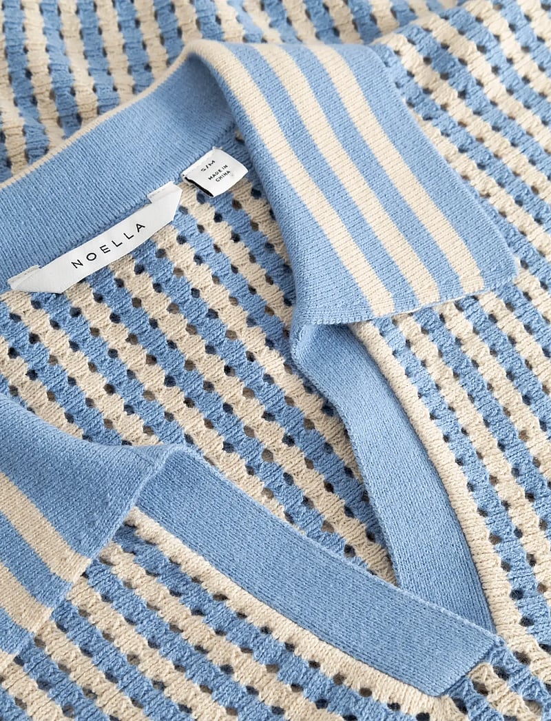 Noella - N-Makenna Knit - pullover - deon blue stripe - 3