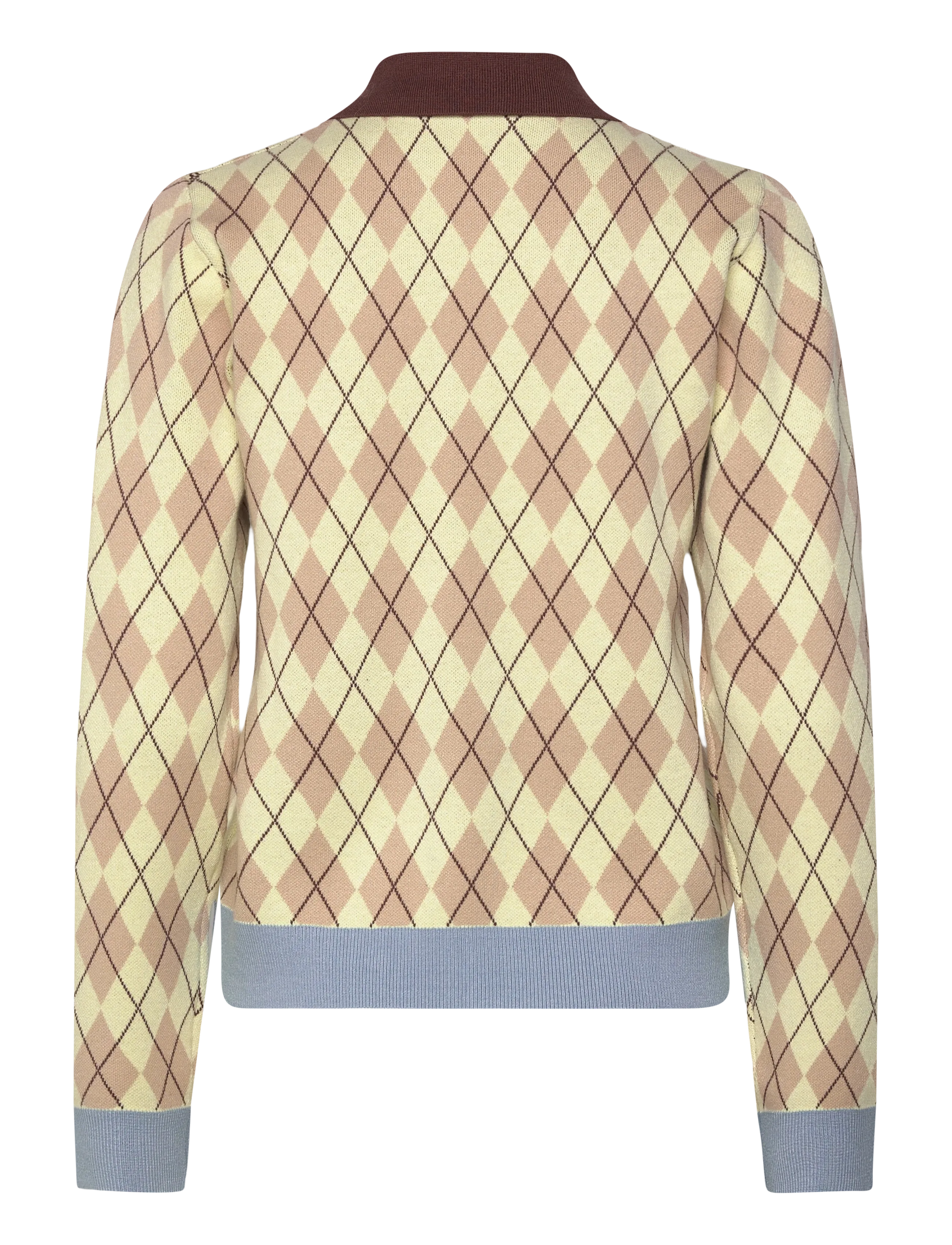 Noella - N-Makayla Knit - džemperi - diya yellow check - 2