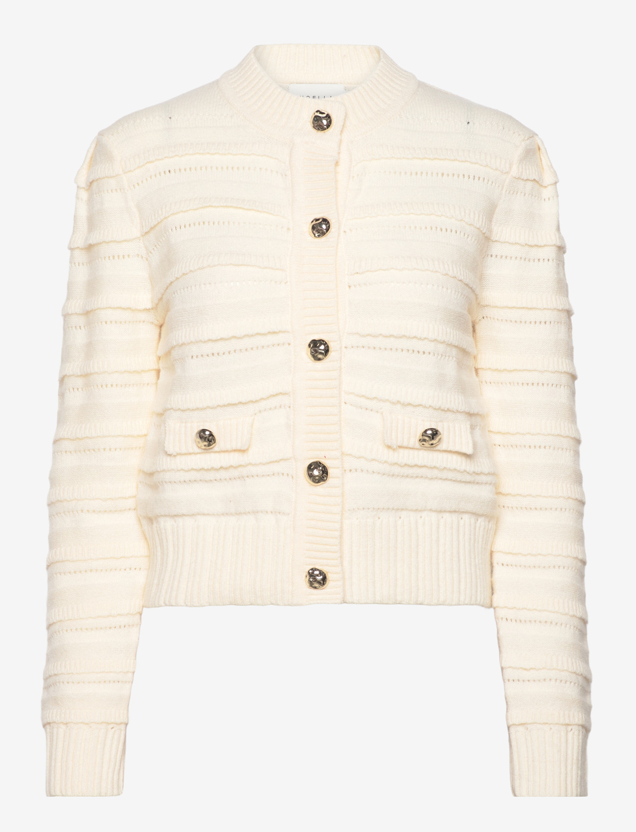 Noella - N-Maddison Knit Cardigan - cardigans - ivory - 1