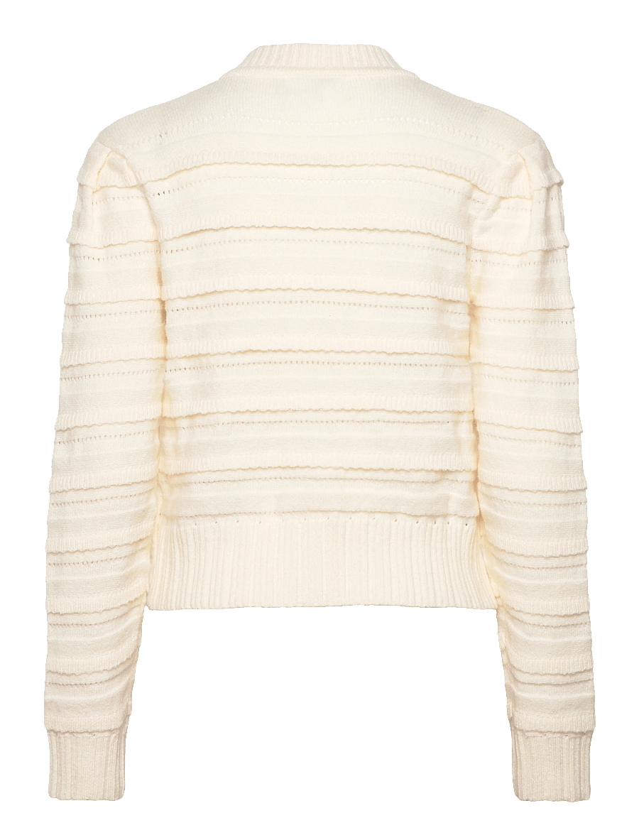 Noella - N-Maddison Knit Cardigan - strickjacken - ivory - 2