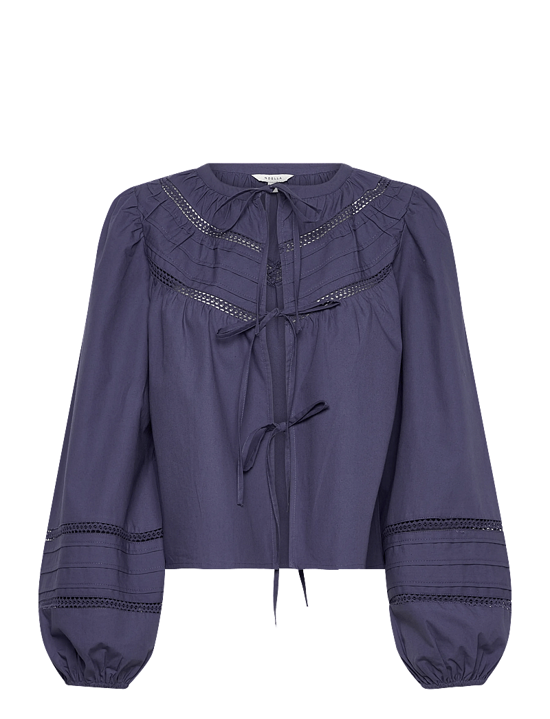 Noella - N-Marceline Blouse - langärmlige blusen - dusty blue - 1