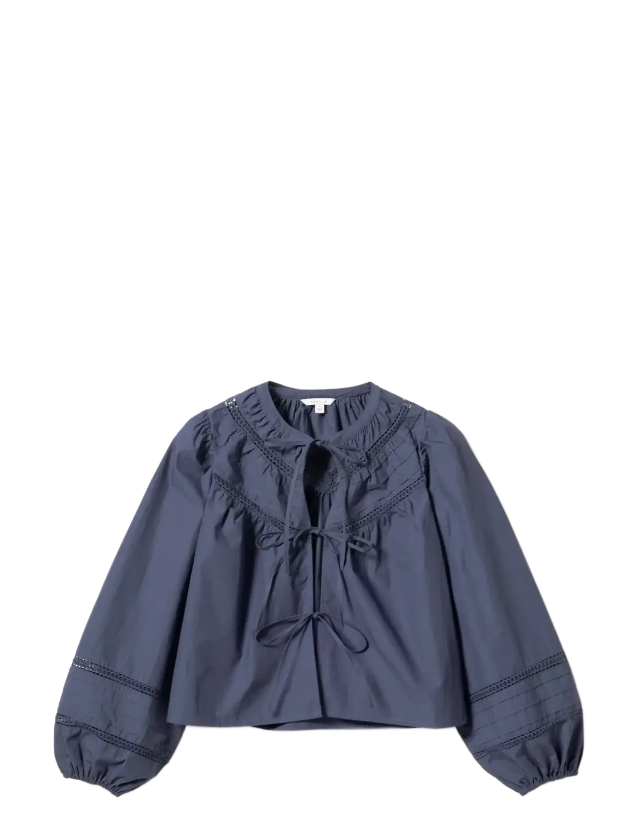 Noella N-Marceline Blouse - Transitional Layering - DUSTY BLUE / blue