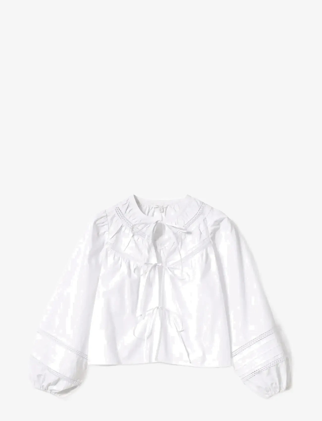 Noella - N-Marceline Blouse - langærmede bluser - white - 1
