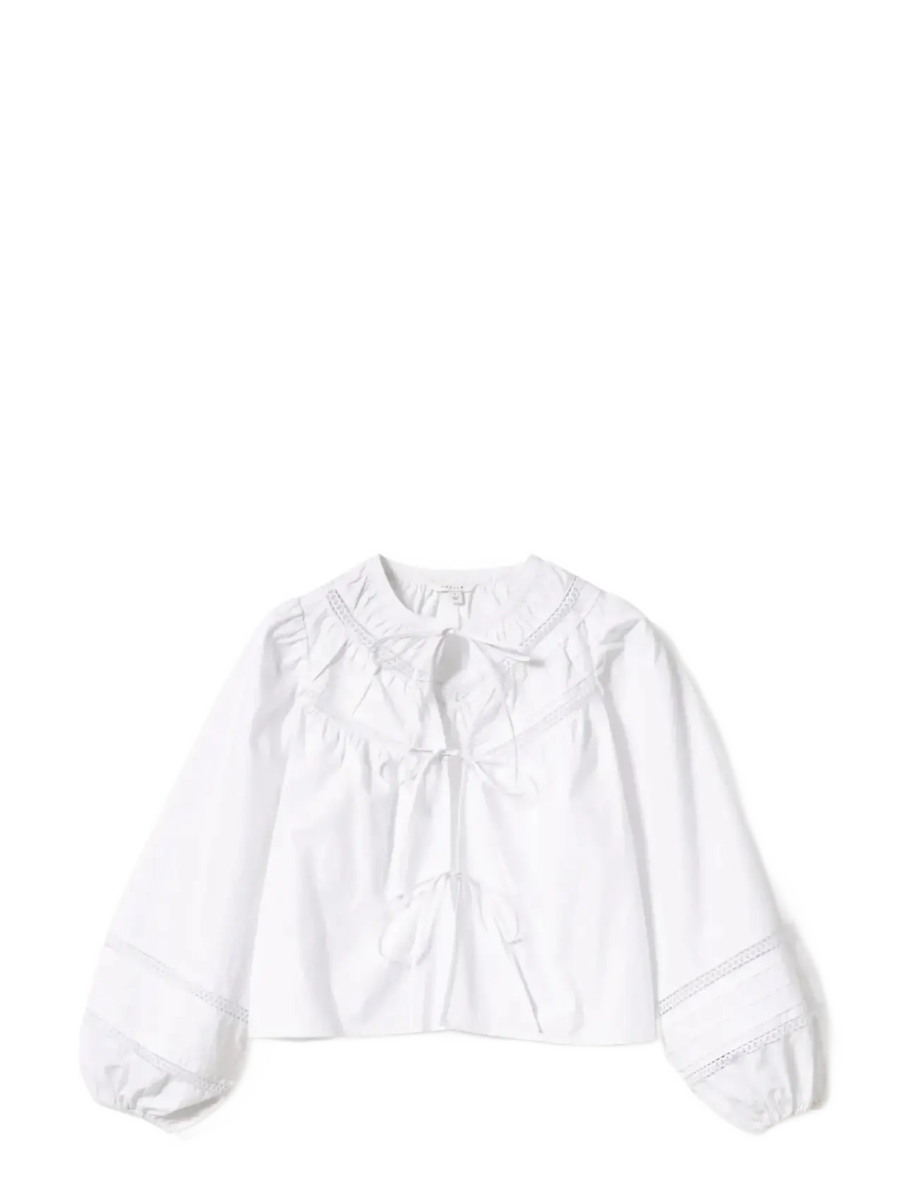 Noella - N-Marceline Blouse - long sleeved blouses - white - 1