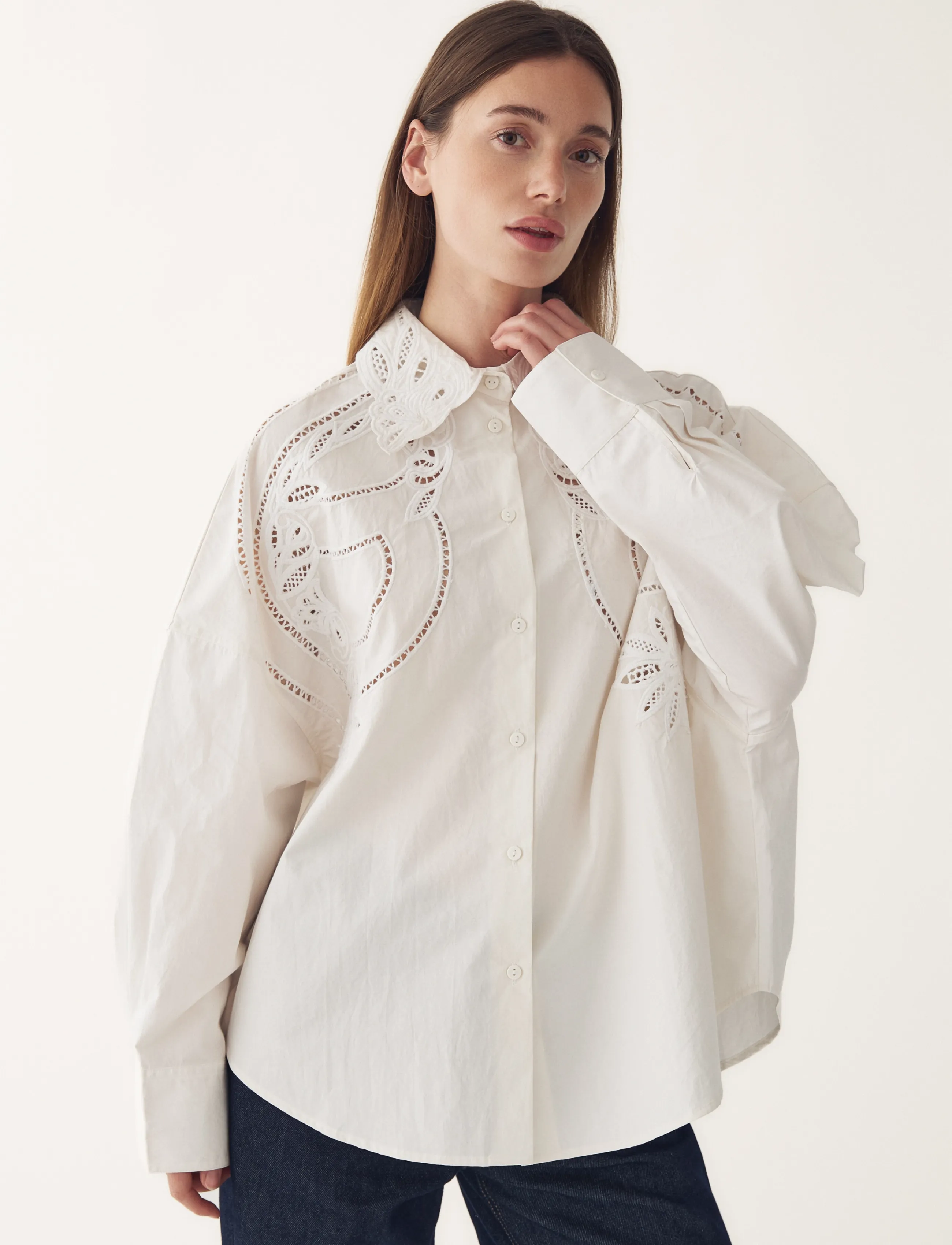Noella N-Maisy Shirt - Pluusid ja särgid - WHITE / white
