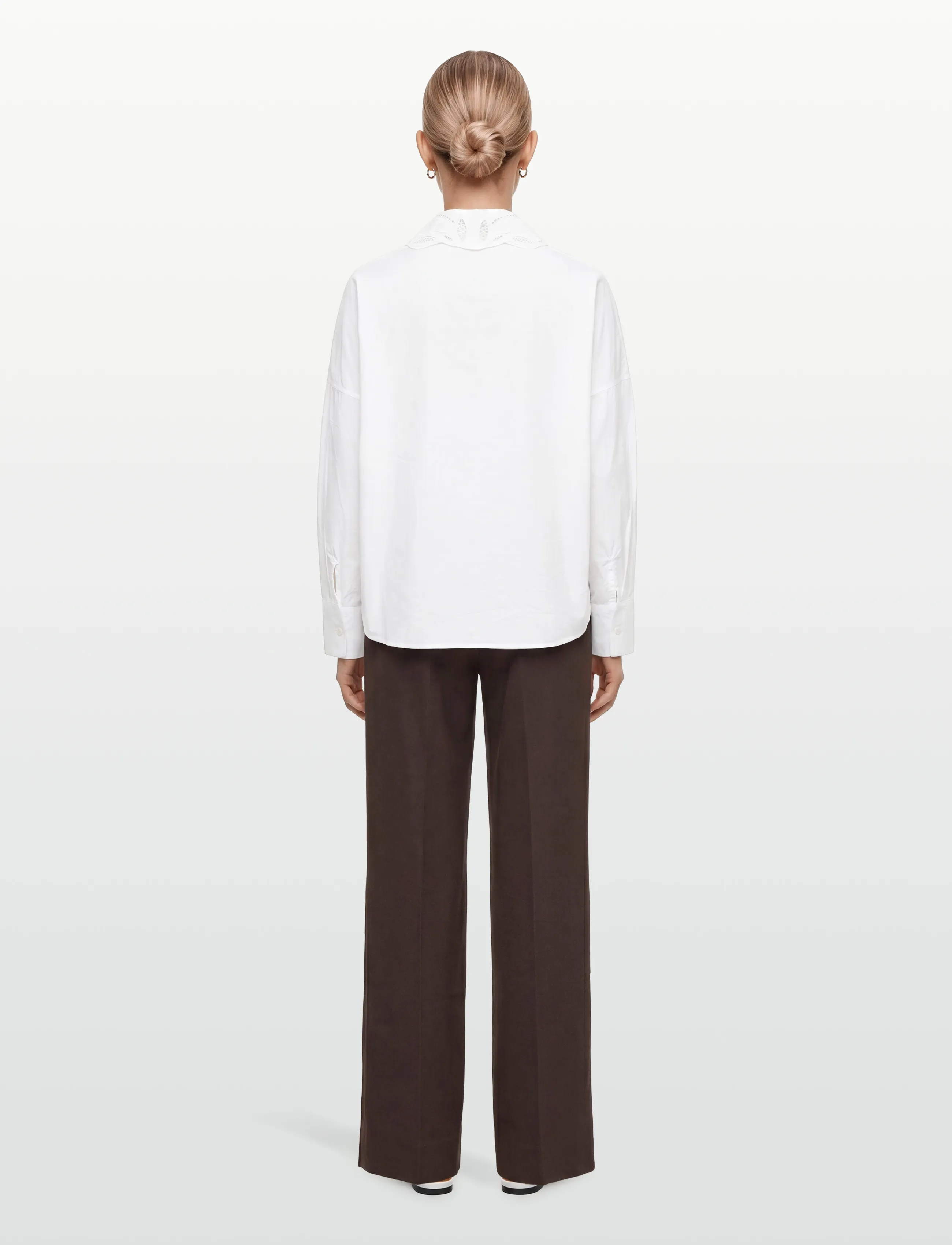 Noella - N-Maisy Shirt - langerma skyrtur - white - 4