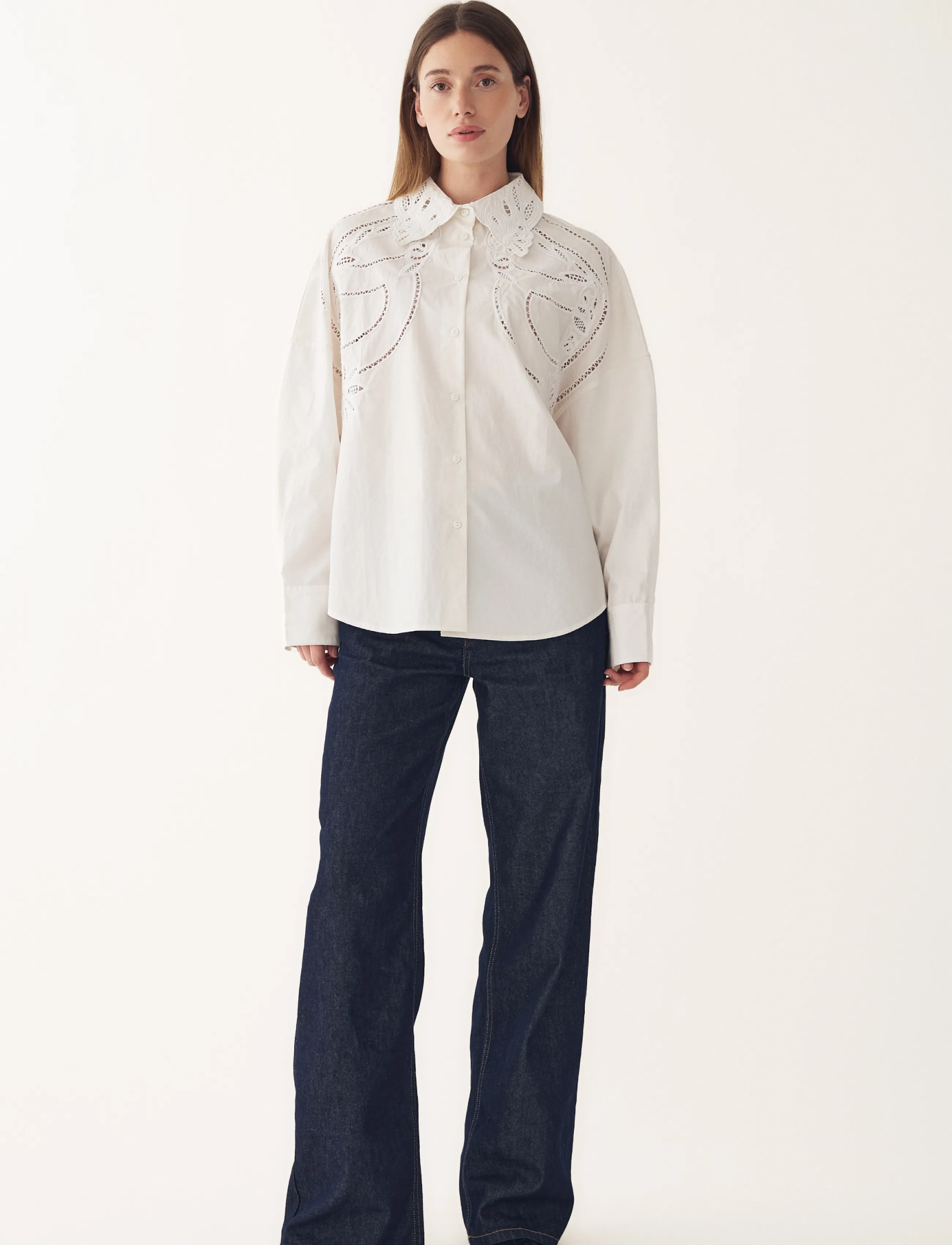 Noella - N-Maisy Shirt - langärmlige hemden - white - 5