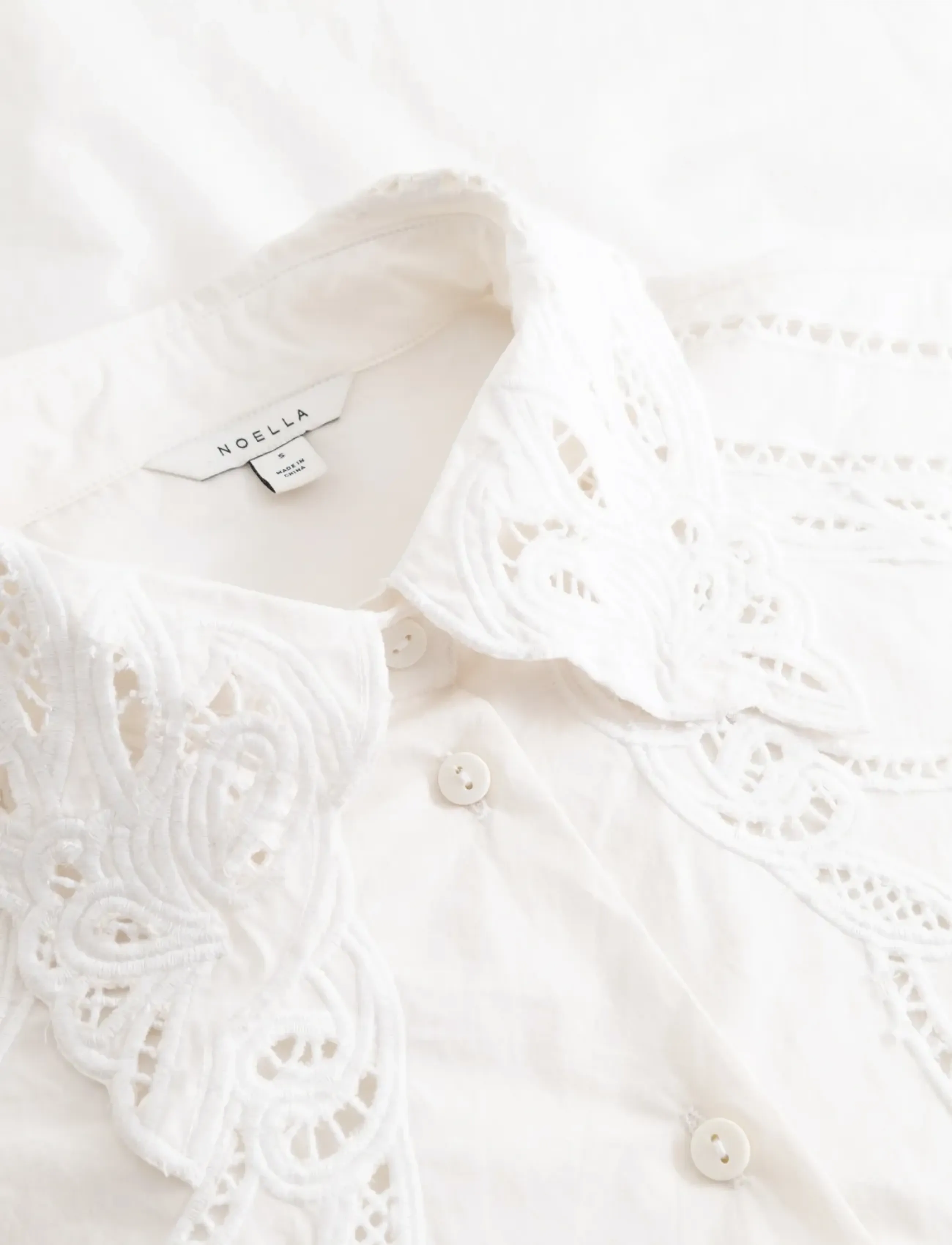 Noella - N-Maisy Shirt - langerma skyrtur - white - 5