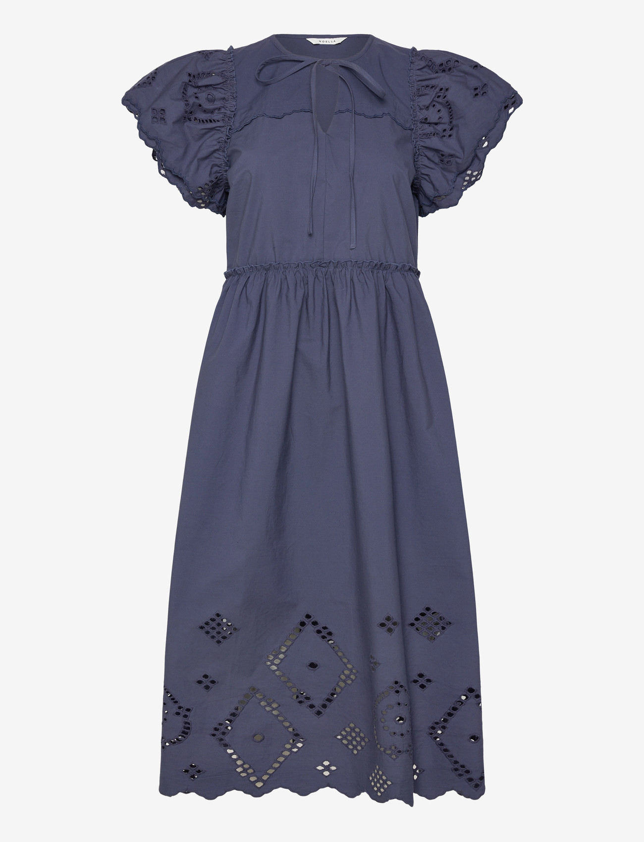 Noella - N-Monica Dress - maxiklänningar - dusty blue - 1