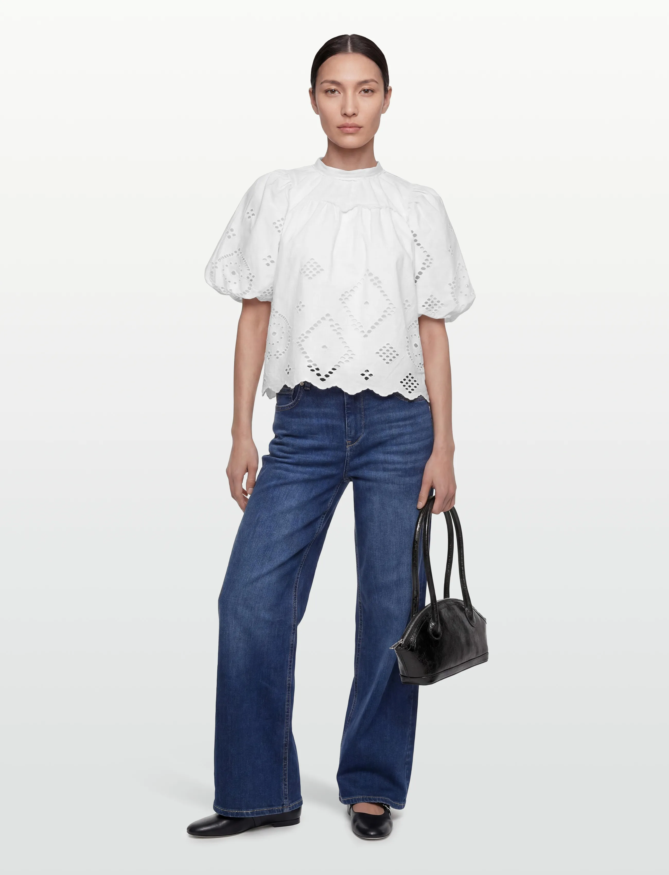 Noella N-Marilyn Blouse, XL, White, Bluser > Kortærmede, Dame