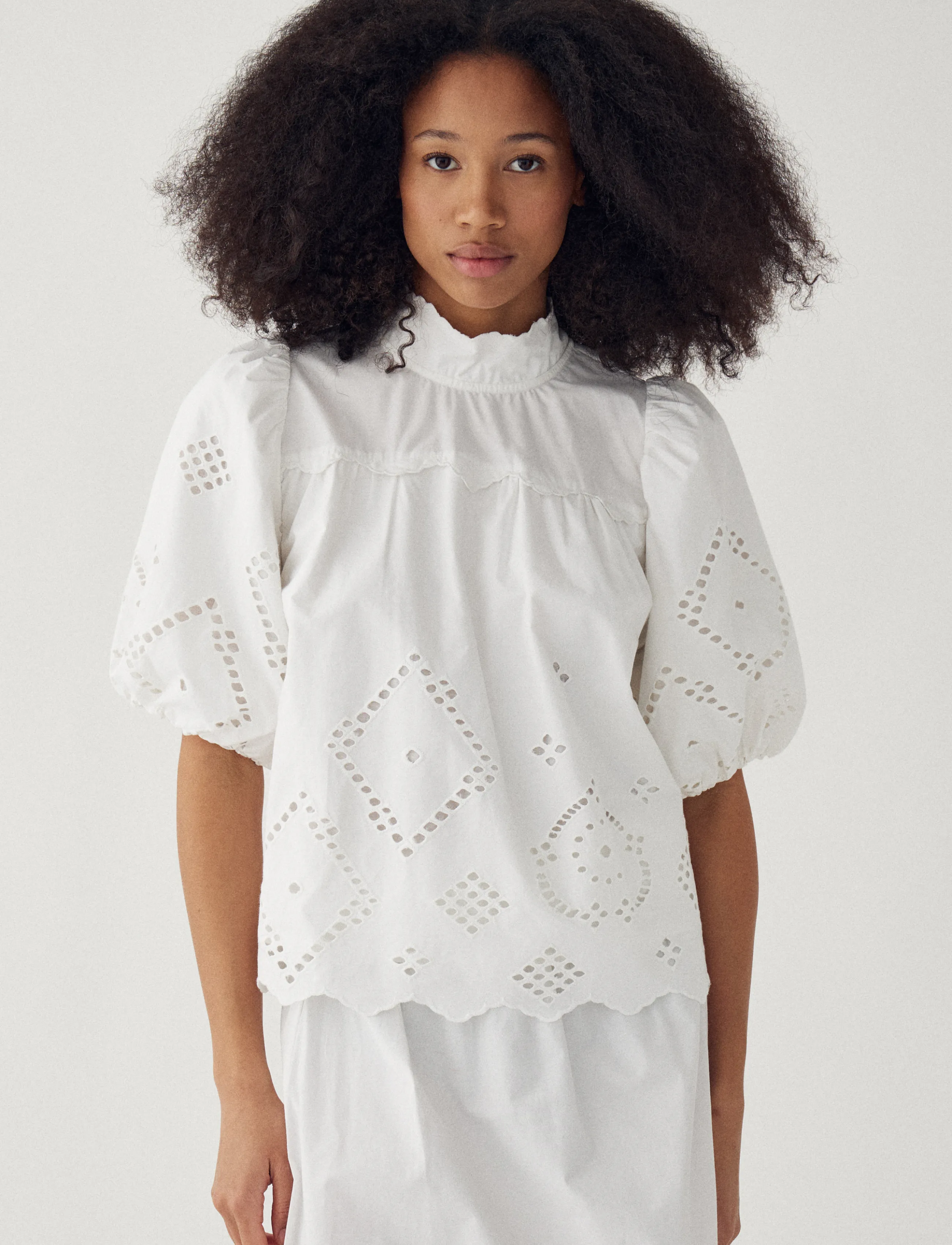 Noella N-Marilyn Blouse - Noella - WHITE / white